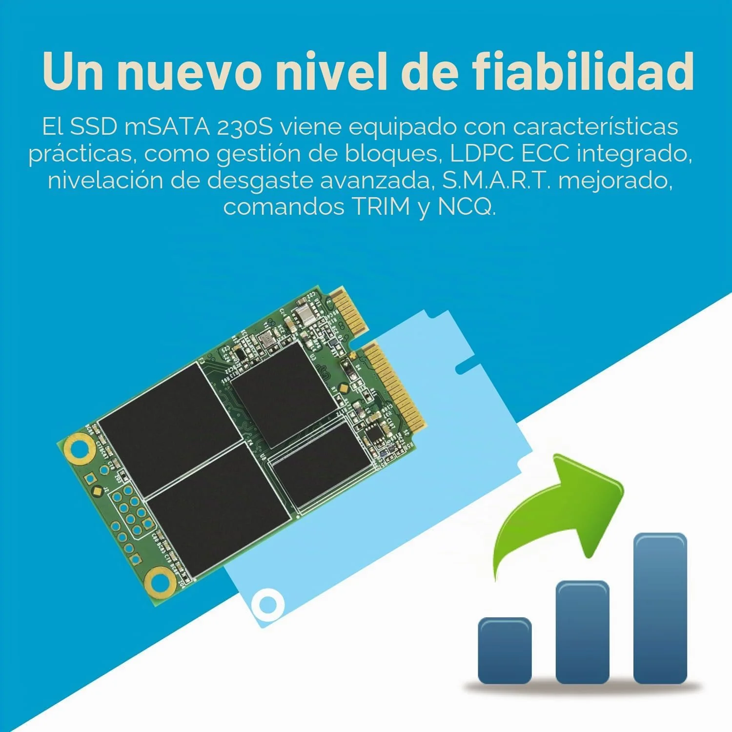 Disco SSD interno mSATA 128GB Transcend MSA230S SATA III 3D TLC - Imagem 10