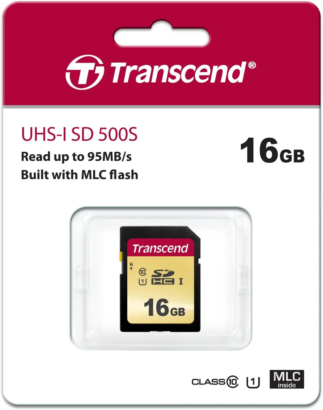 Cartão de memória Transcend 500S SDHC 16GB UHS-I U1 V30 95MB/s - Imagem 5