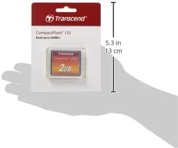 Cartão de Memória Compact Flash (CF) Transcend 2GB MLC 133X - Imagem 3