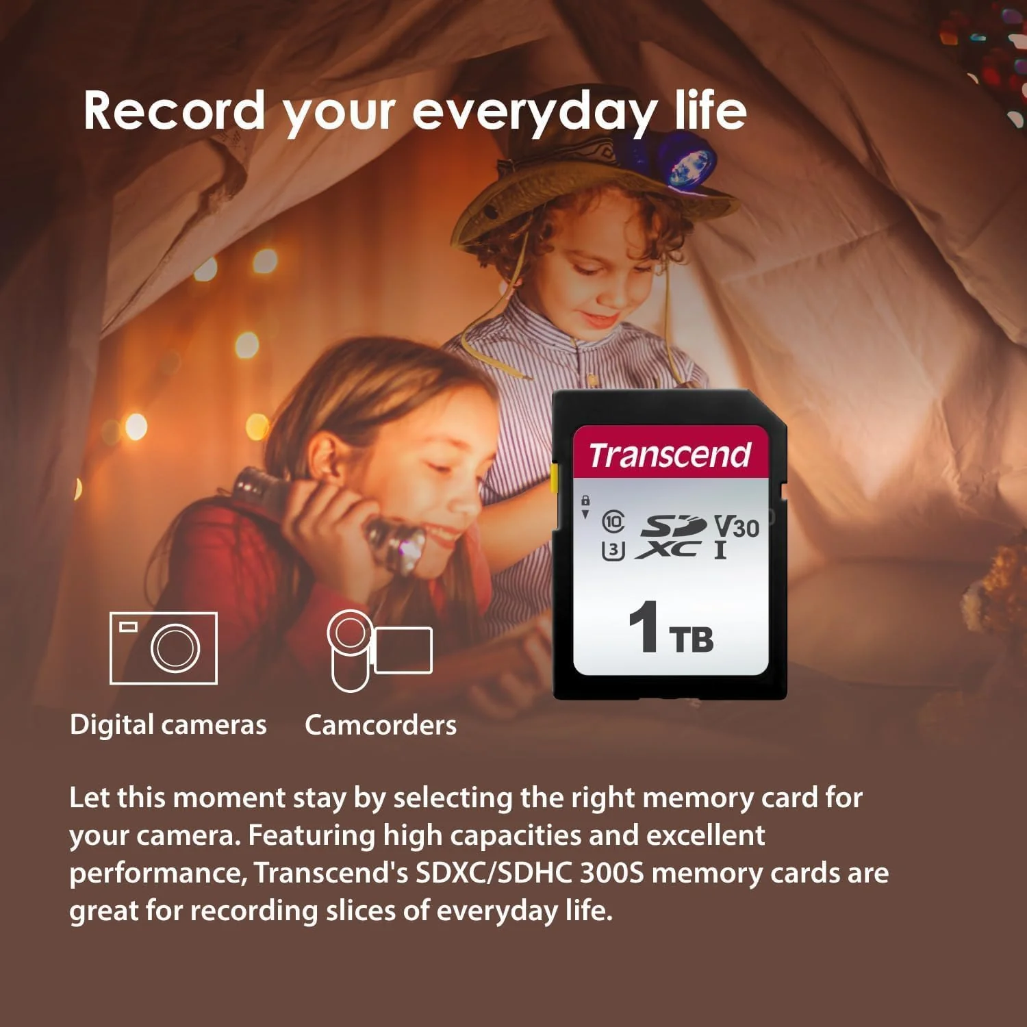 Cartão de memória SD Transcend 300S 32GB UHS-I U1 Class 10 - Imagem 4