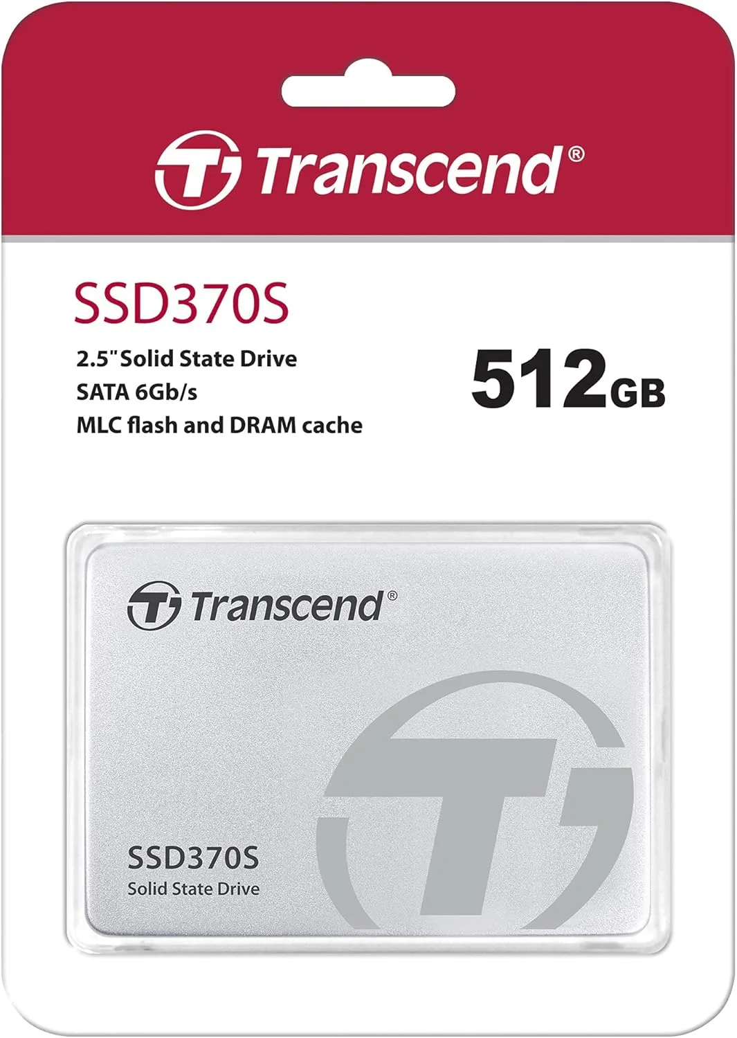 SSD Interno Transcend SSD370S 512GB 2.5" SATA III MLC Caixa Alumínio - Imagem 3