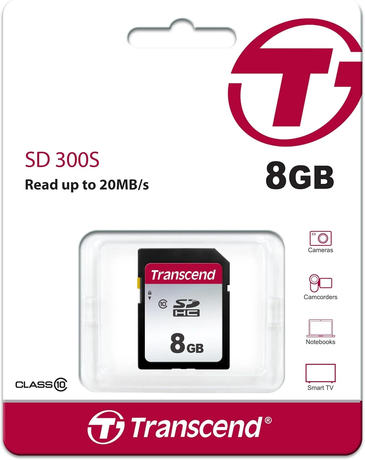 Cartão de memória SD 8GB Transcend SDC300S Class 10 - Imagem 6