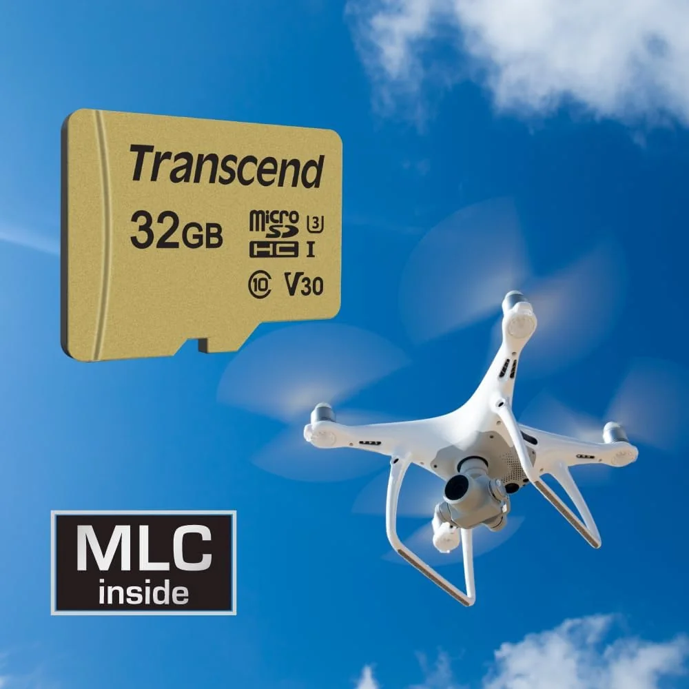 Cartão de memória microSD 8GB Transcend USD500S UHS-I U1 MLC com adaptador - Imagem 3
