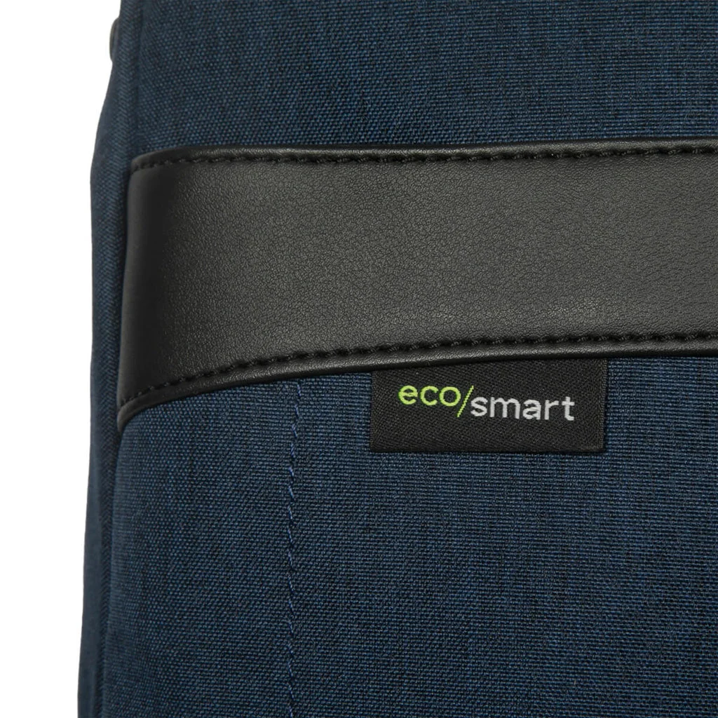 Mochila Targus GeoLite EcoSmart Essential 15-16" Azul Marinho Resistente à Água Materiais Reciclados - Imagem 8