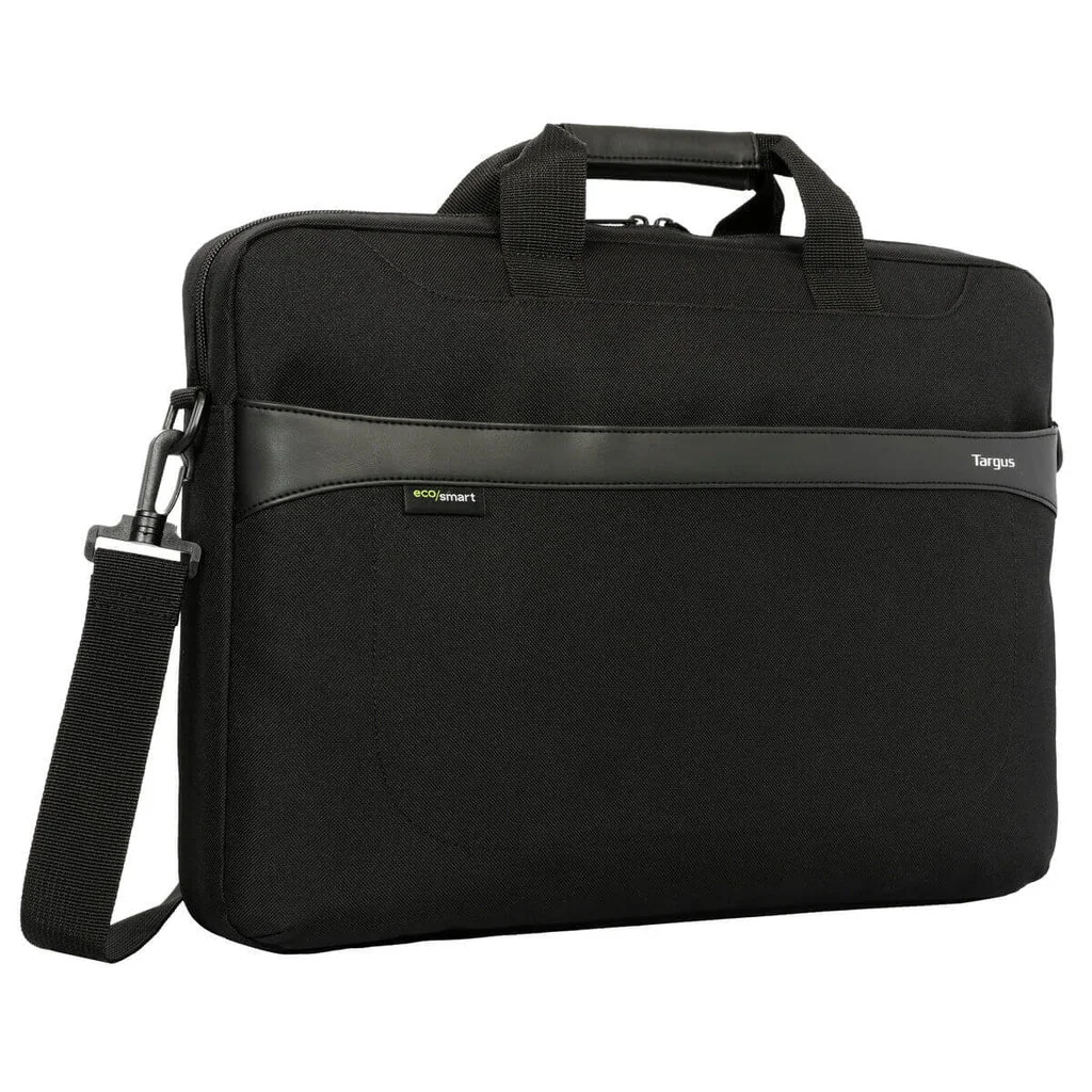 Bolsa Slim Targus GeoLite EcoSmart Essential 15.6" Preto Resistente à Água Alça Ombro Removível - Imagem 4