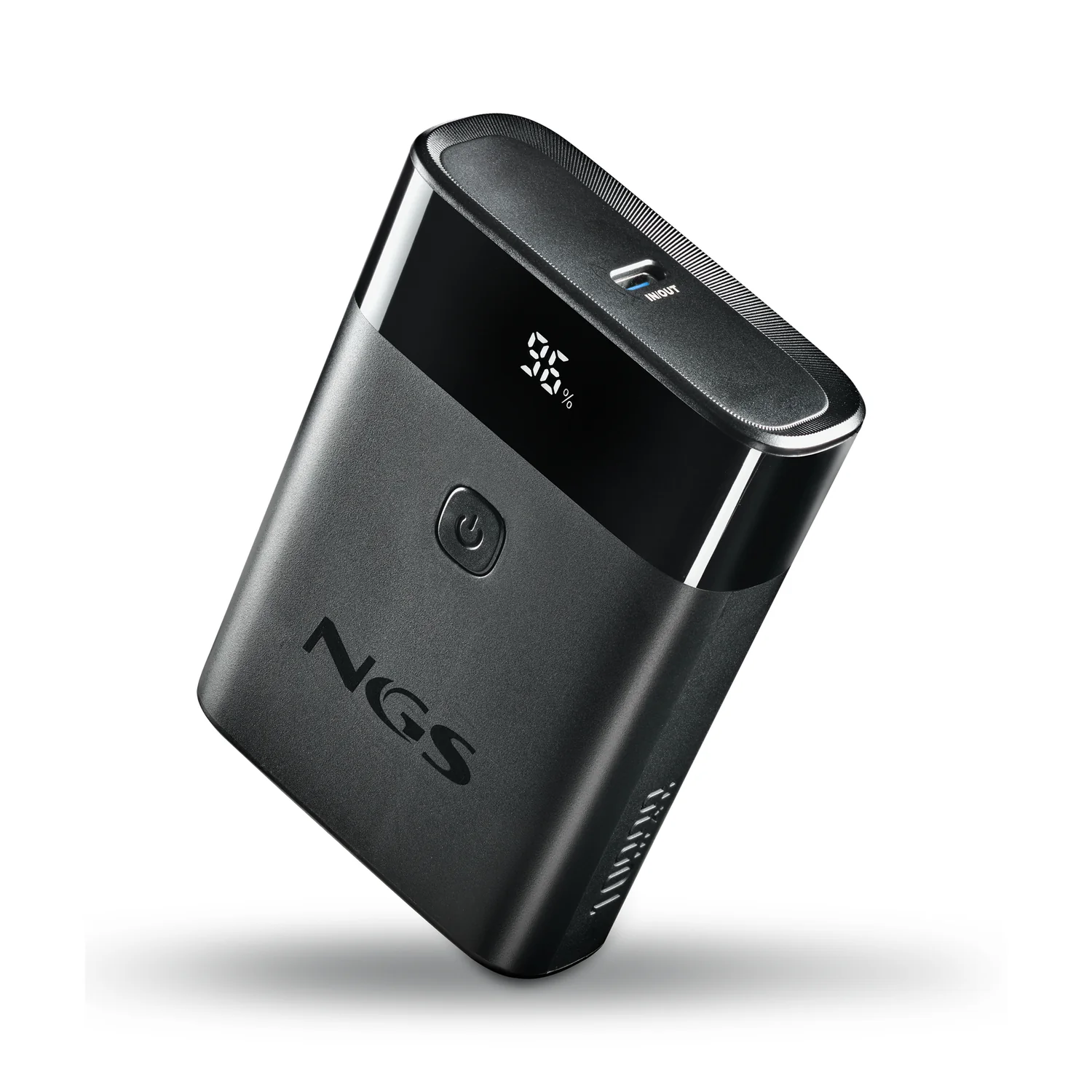 Power Bank NGS Twix 10 10000mAh 22,5W USB-C + USB-A com Visor LED Preto - Imagem 2