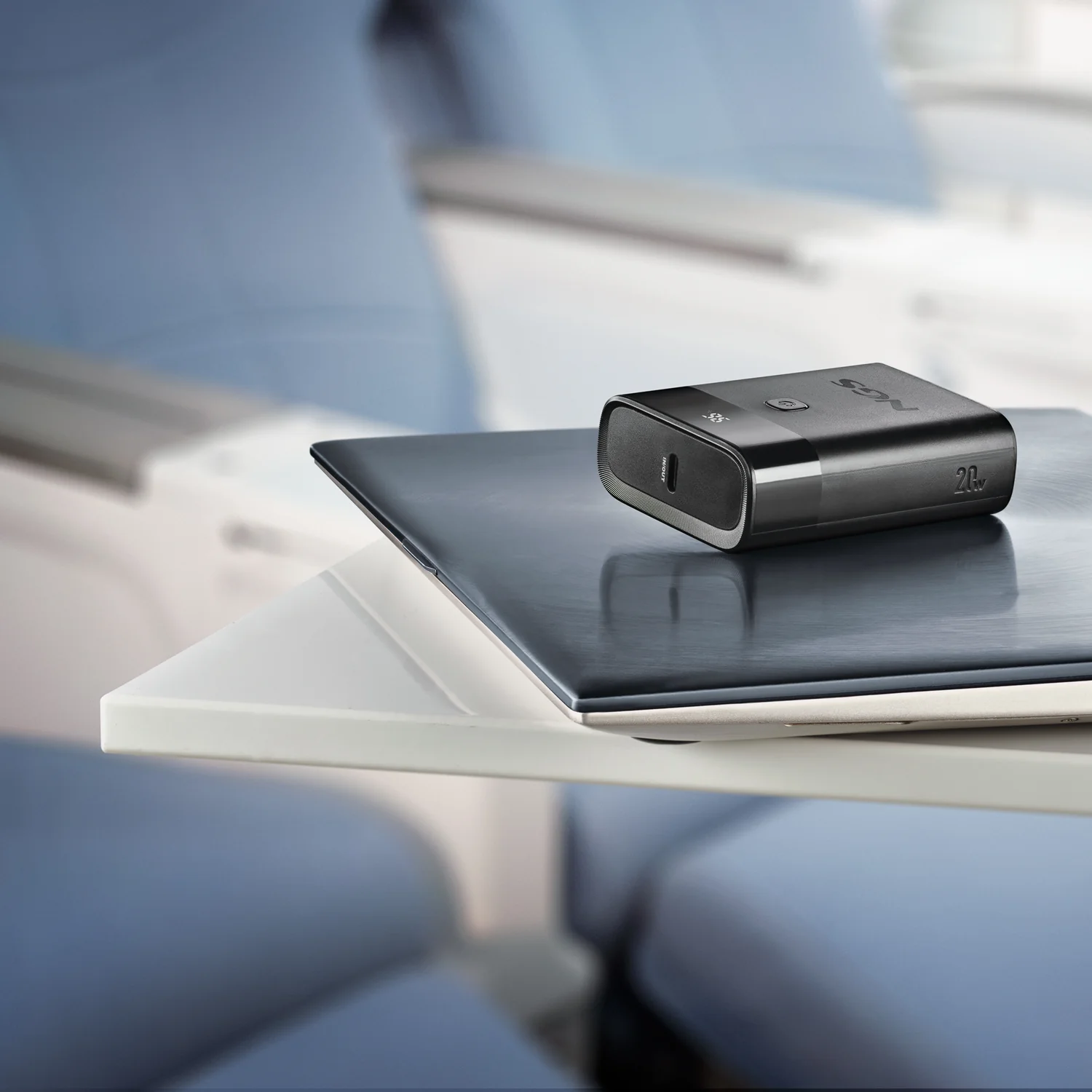 Power Bank NGS Twix 10 10000mAh 22,5W USB-C + USB-A com Visor LED Preto - Imagem 5