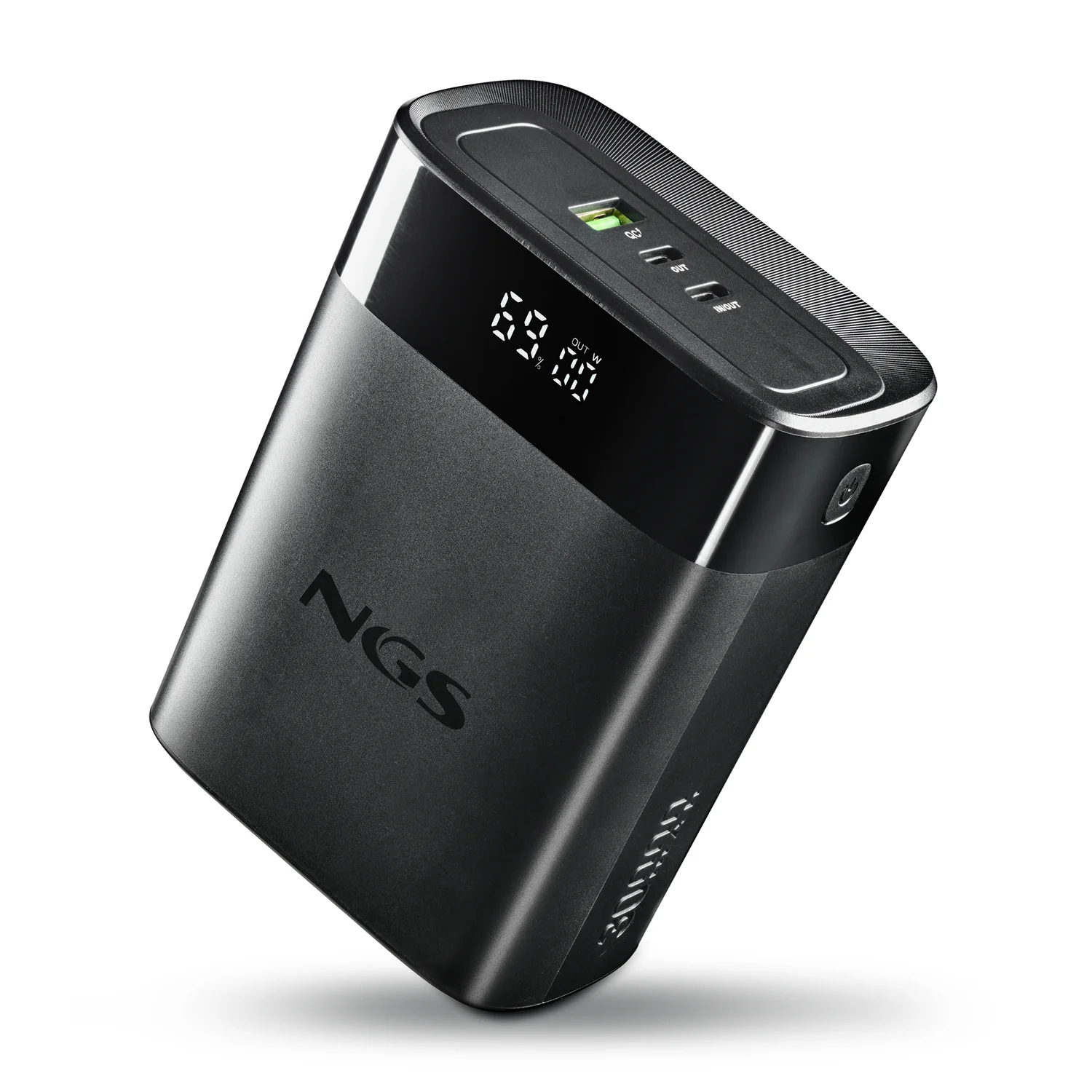 Powerbank NGS Twix 30 30000mAh 140W PD 3.1 2x USB-C + USB-A Ecra LED Carga Rapida Preto - Imagem 2