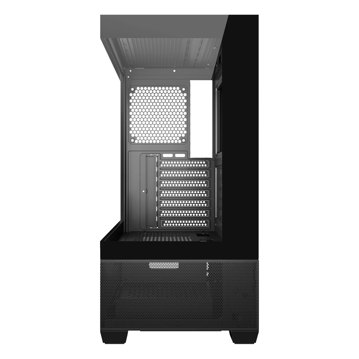 Caixa Gaming UNYKAch Revelat Gaming Midi Tower ATX USB-C Gen 2 2x USB 3.0 Preto - Imagem 2