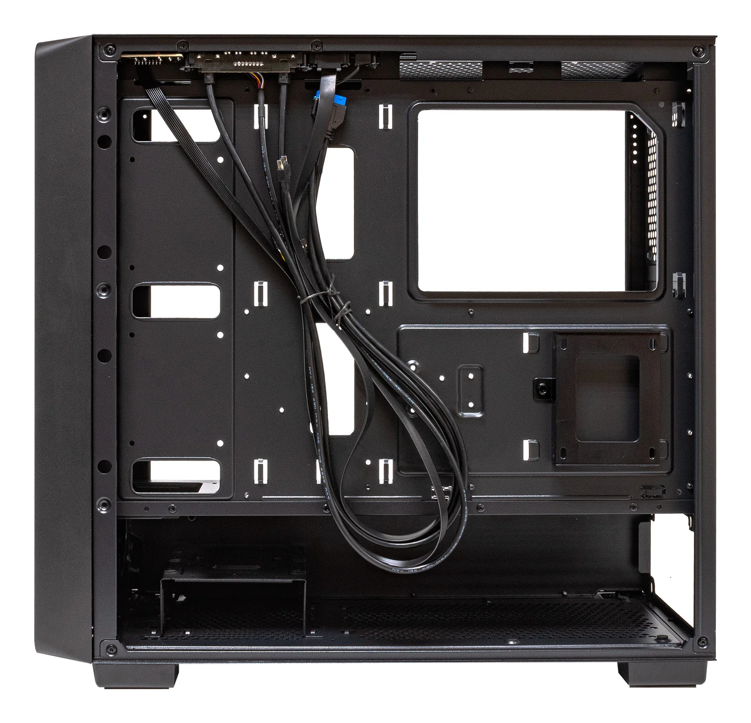 Caixa PC UNYKAch Revelat Madeira Gaming ATX Midi Tower Preta Vidro Temperado - Imagem 4