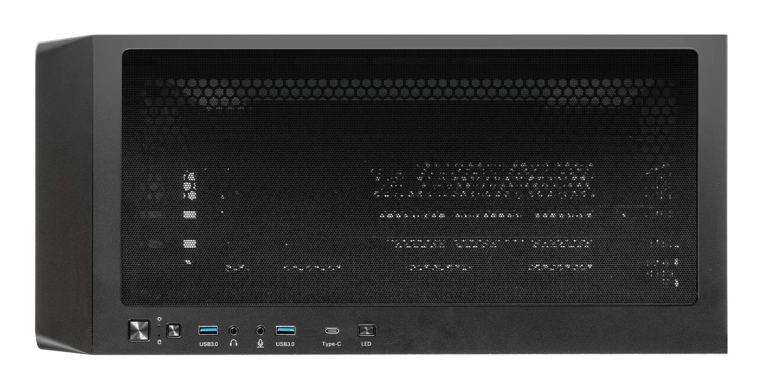 Caixa PC UNYKAch Revelat Madeira Gaming ATX Midi Tower Preta Vidro Temperado - Imagem 7