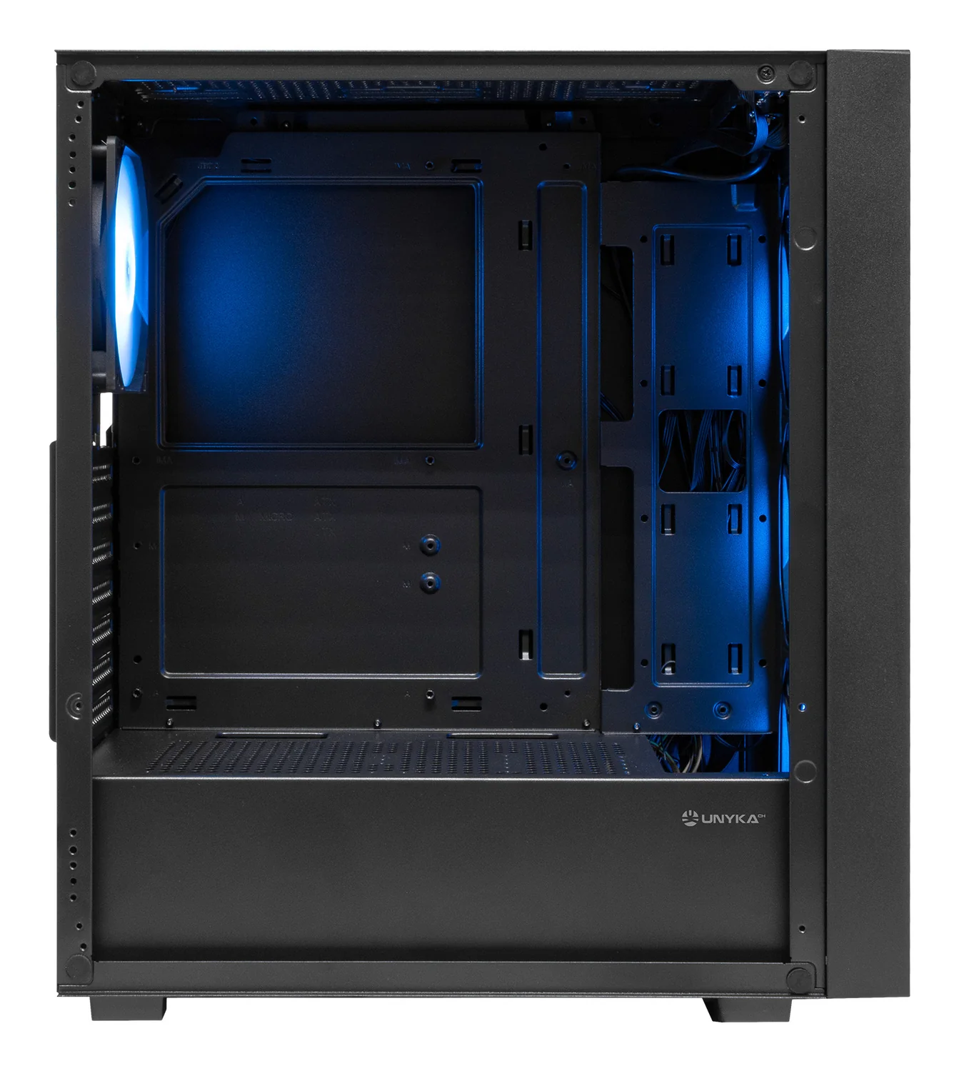Caixa gaming UNYKAch Revelat Compact Edition Preto 4x 12CM ARGB - Imagem 3