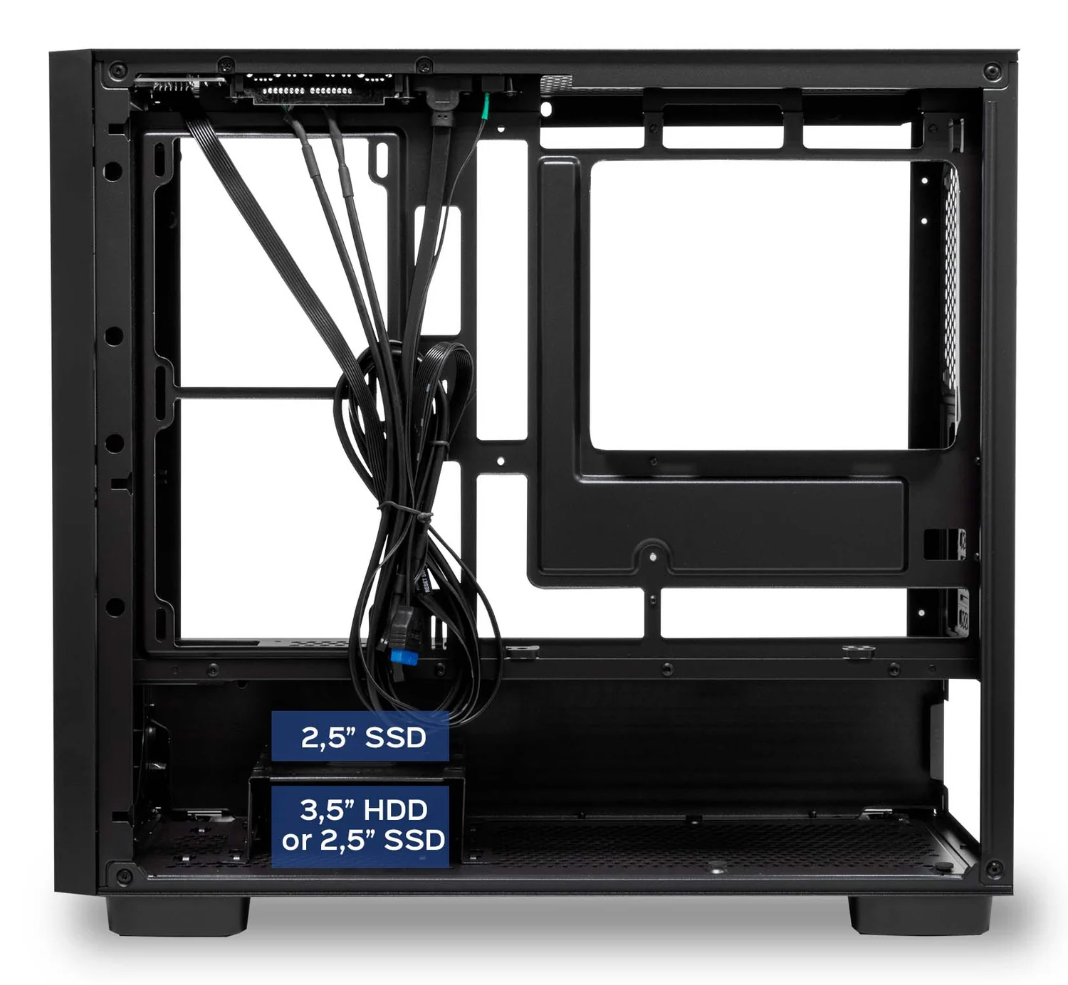 Caixa PC UNYKAch Revelat Mesh Edge Micro ATX Gaming Preta Vidro Temperado RGB - Imagem 6