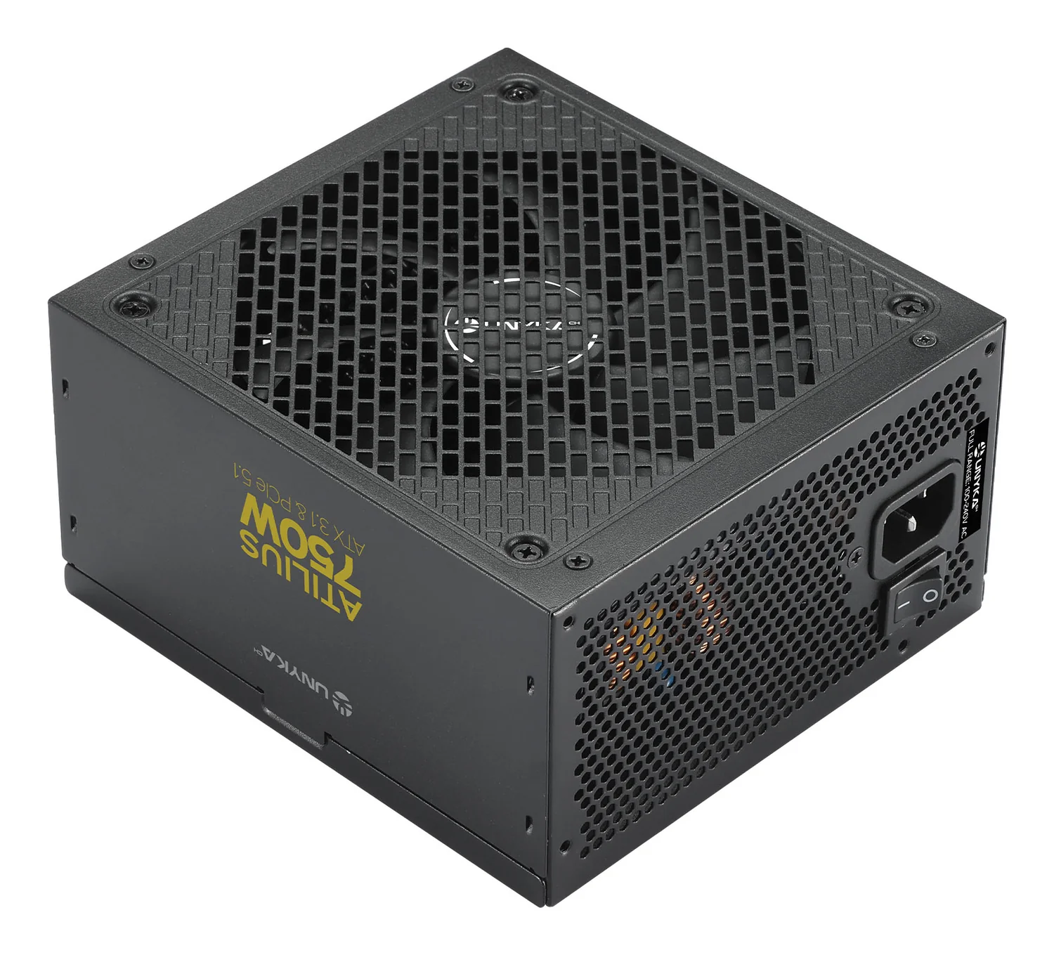 Fonte de alimentação UNYKAch Atilius 3.1 750W ATX 80 PLUS Gold preta - Imagem 2