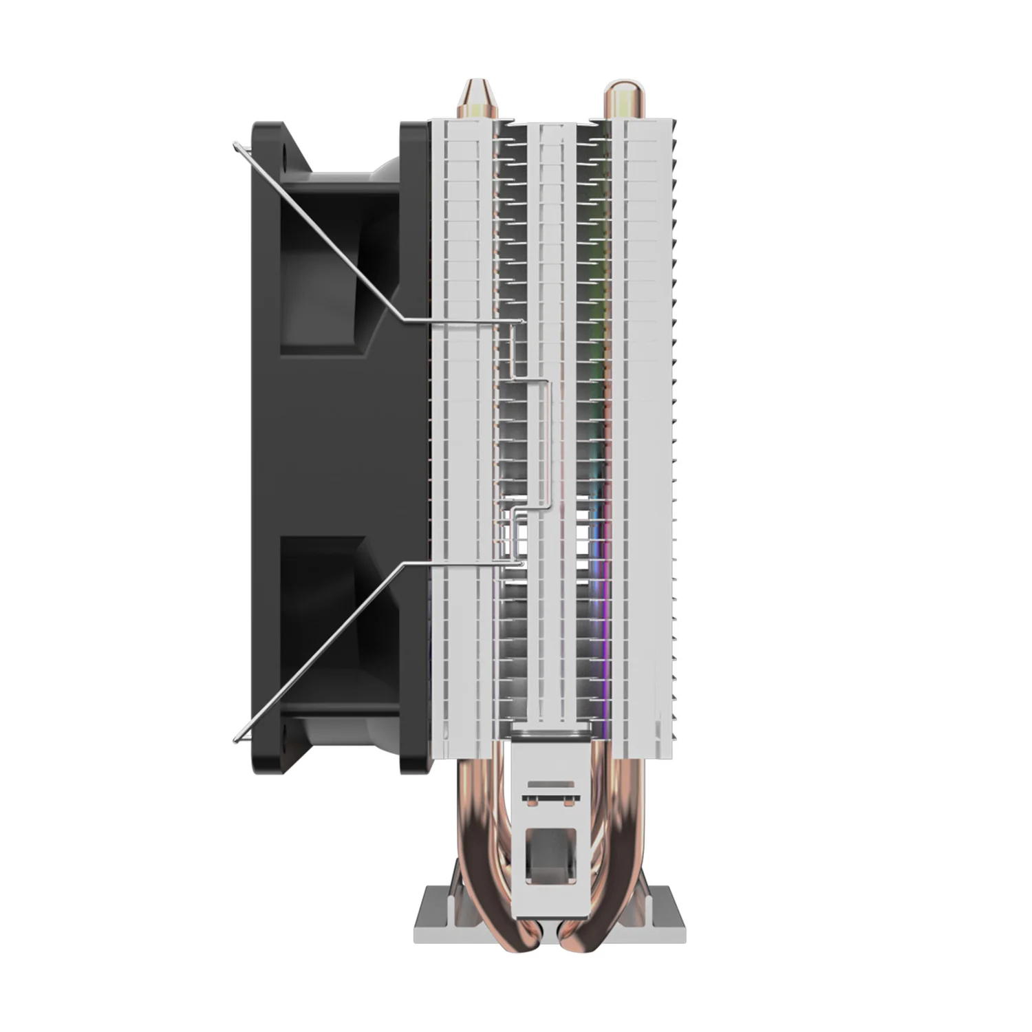 Cooler para Processador UNYKAch unycool H21 90mm PWM TDP 90W Iluminação LED RGB Preto - Imagem 5
