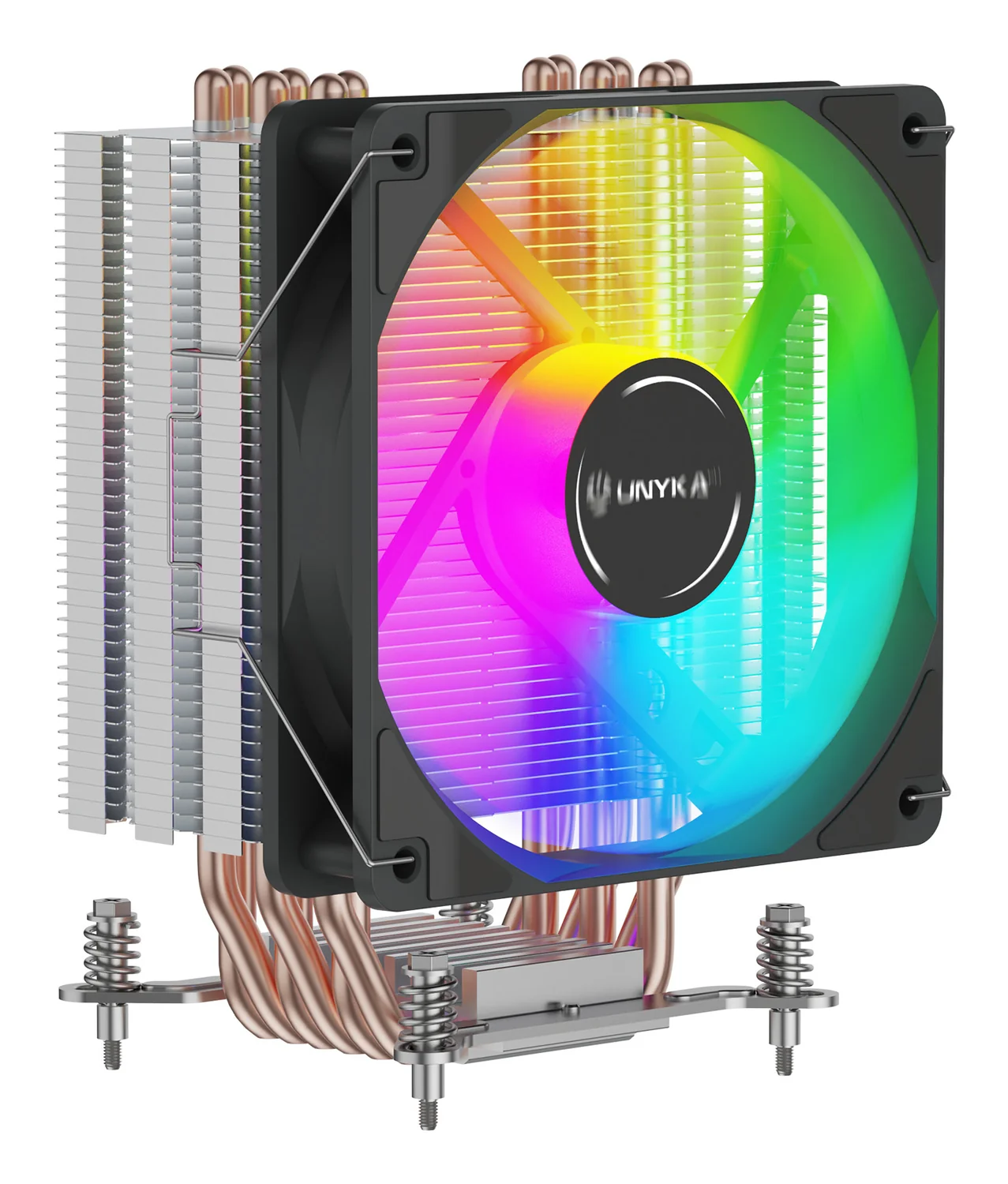 Cooler de ar para CPU UNYKAch UNYCOOL H60 120mm cinzento preto