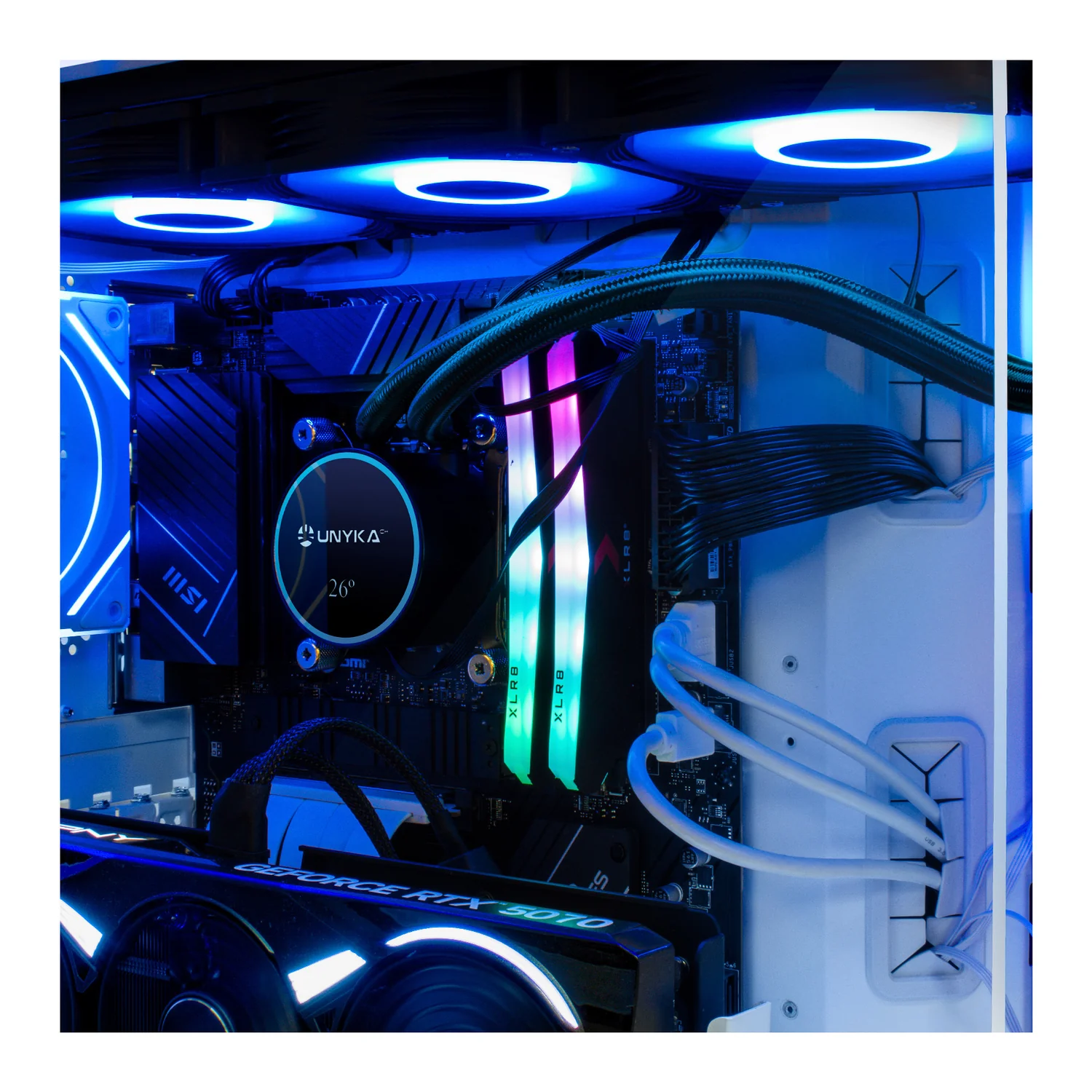 Watercooling para CPU UNYKAch AquaStorm NEO 360 AIO LED preto - Imagem 10
