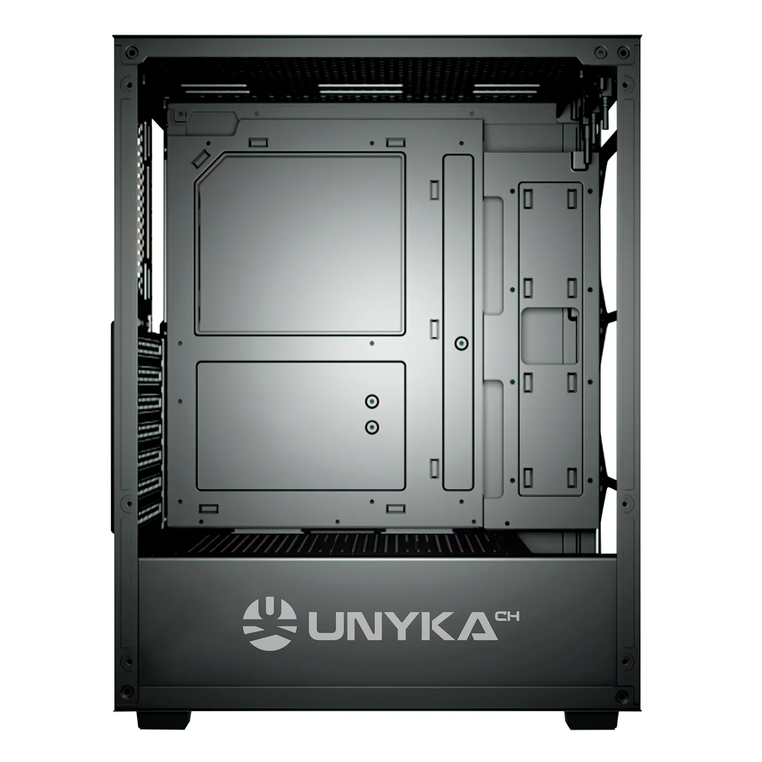 Caixa PC Gaming UNYKAch MIR100 ARGB ATX Torre Média Preta USB 3.0 - Imagem 3