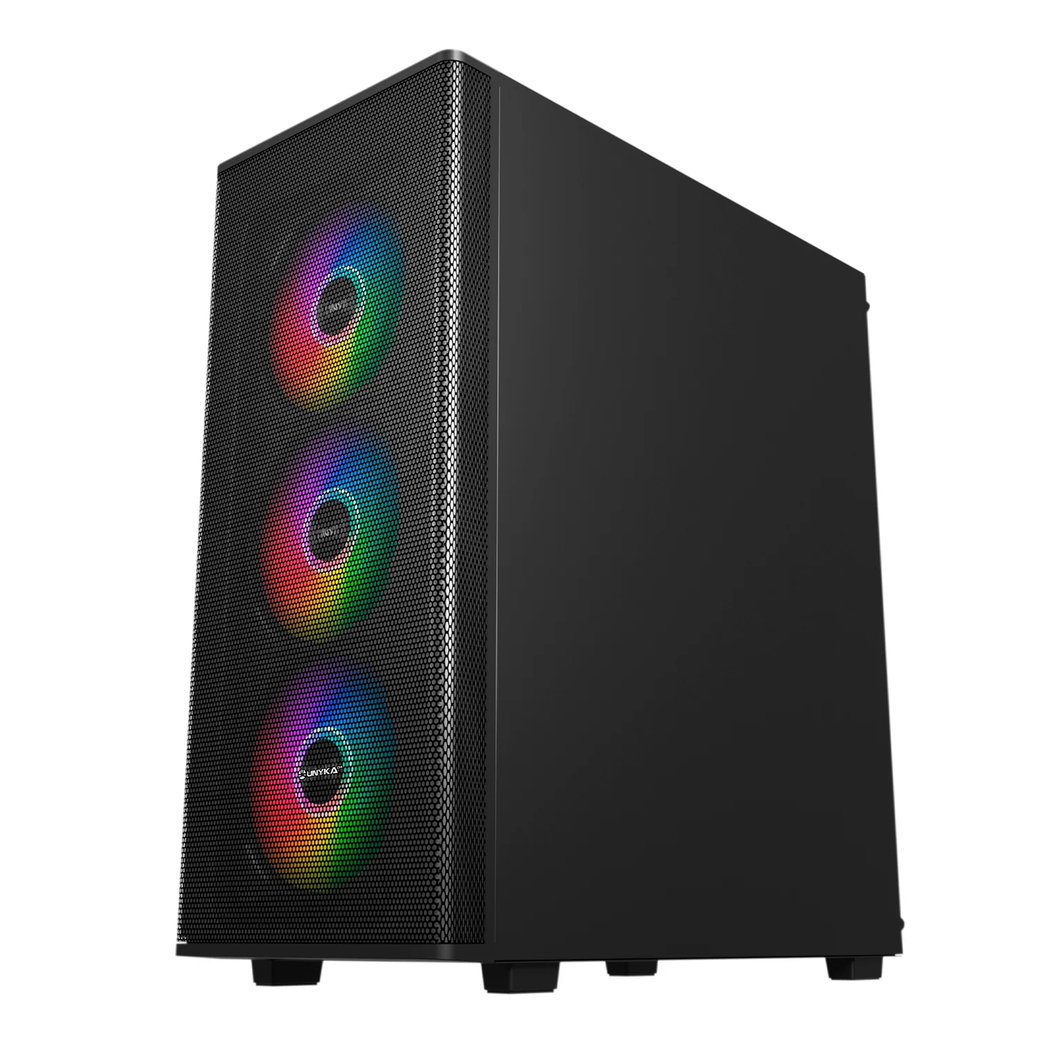 Caixa PC Gaming UNYKAch MIR100 ARGB ATX Torre Média Preta USB 3.0 - Imagem 5