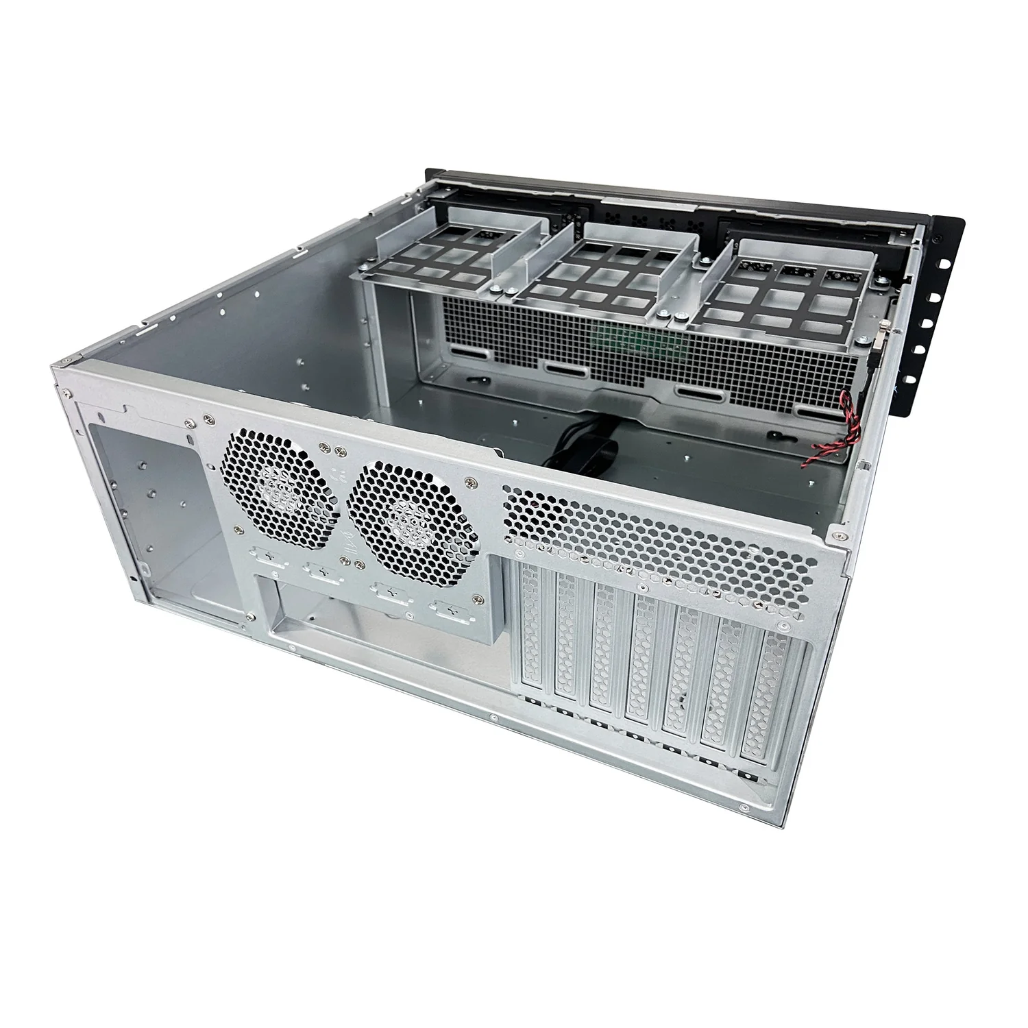 Caixa rack UNYKAch UK4339H 4U 19 polegadas USB 3.0/USB-C preta prateada - Imagem 6