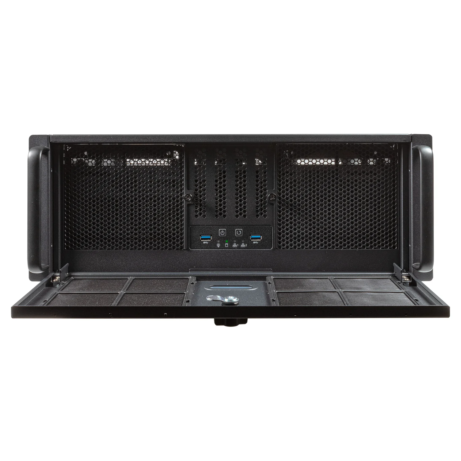 Caixa Rack Servidor UNYKAch UK4339V 19" 4U USB 3.0 + USB-C Refrigeração Líquida 360