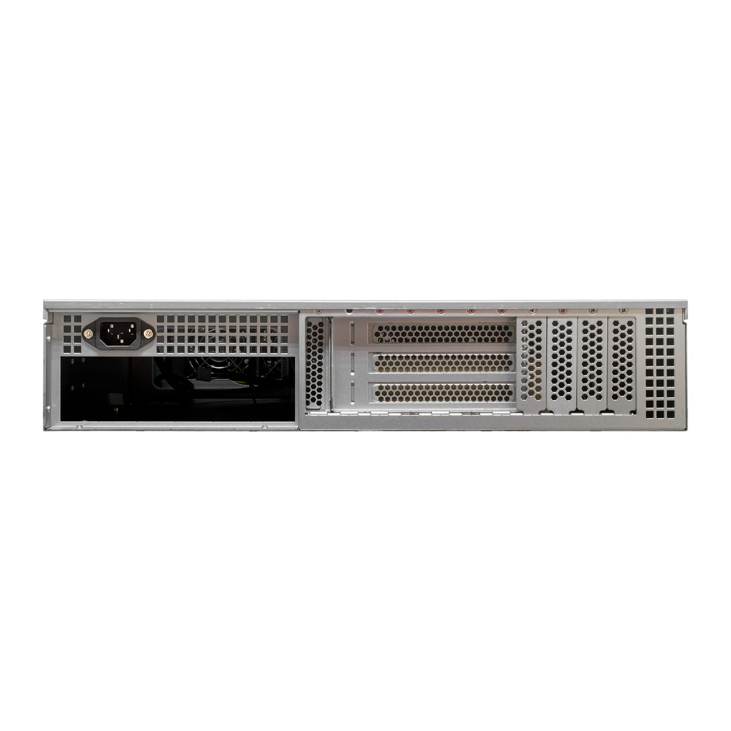 Caixa Rack UNYKAch UK-2130 19" 2U ATX 6x 3.5" 2x 2.5" USB-C Fundo 635mm Prateado e Preto - Imagem 4