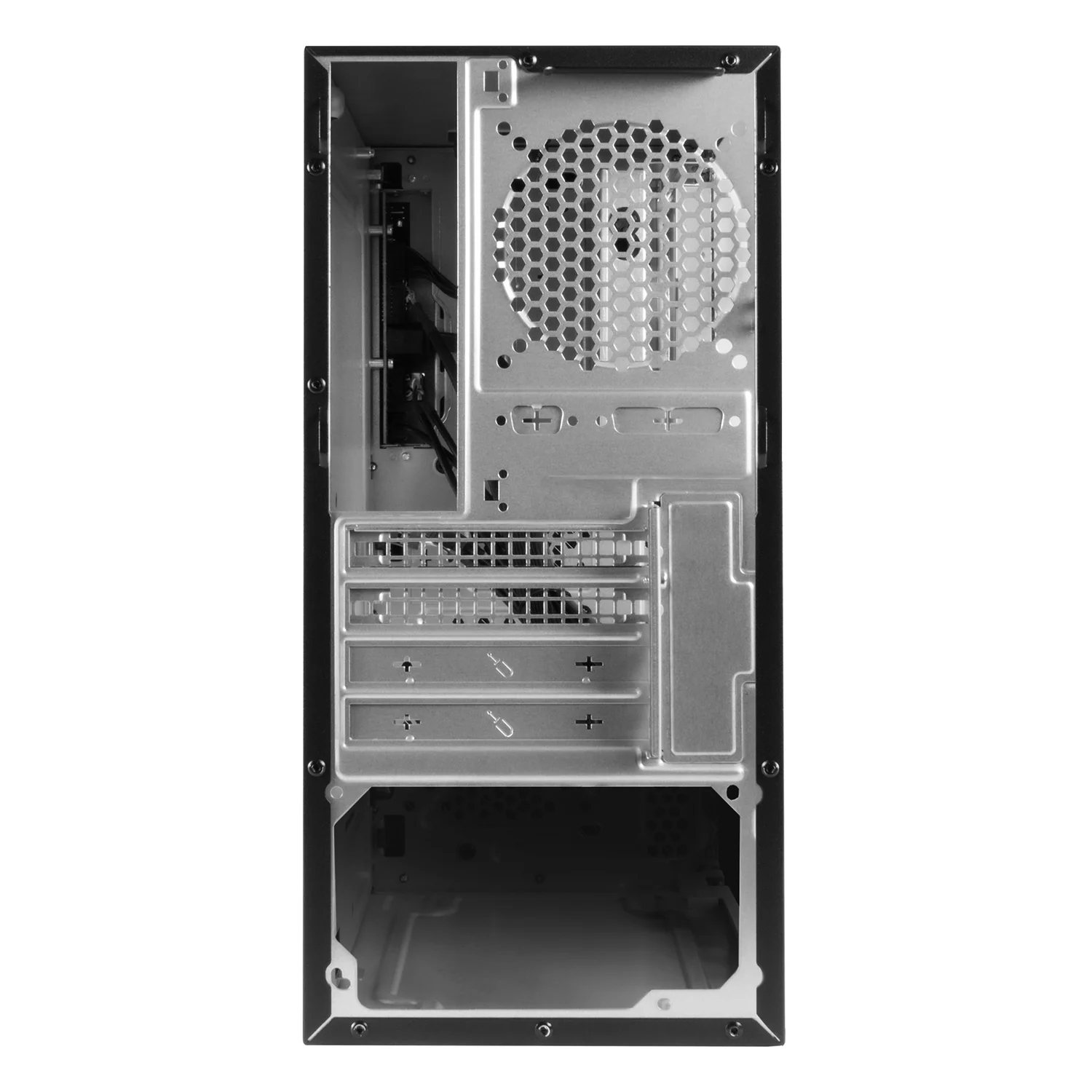 Caixa Micro ATX UNYKAch NUMEN 500 PRO preta 17L USB-C 4x USB sem fonte - Imagem 7