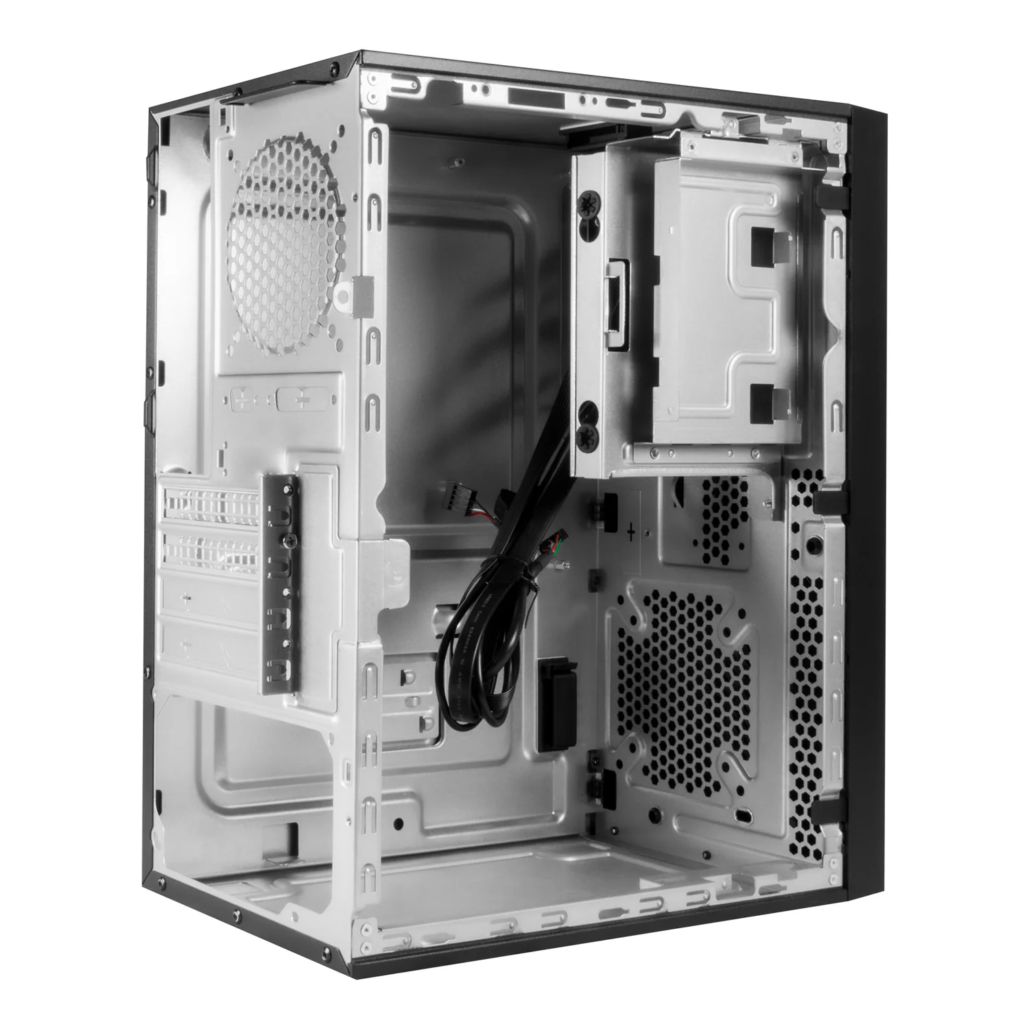 Caixa Micro ATX UNYKAch NUMEN 500 PRO preta 17L USB-C 4x USB sem fonte - Imagem 6