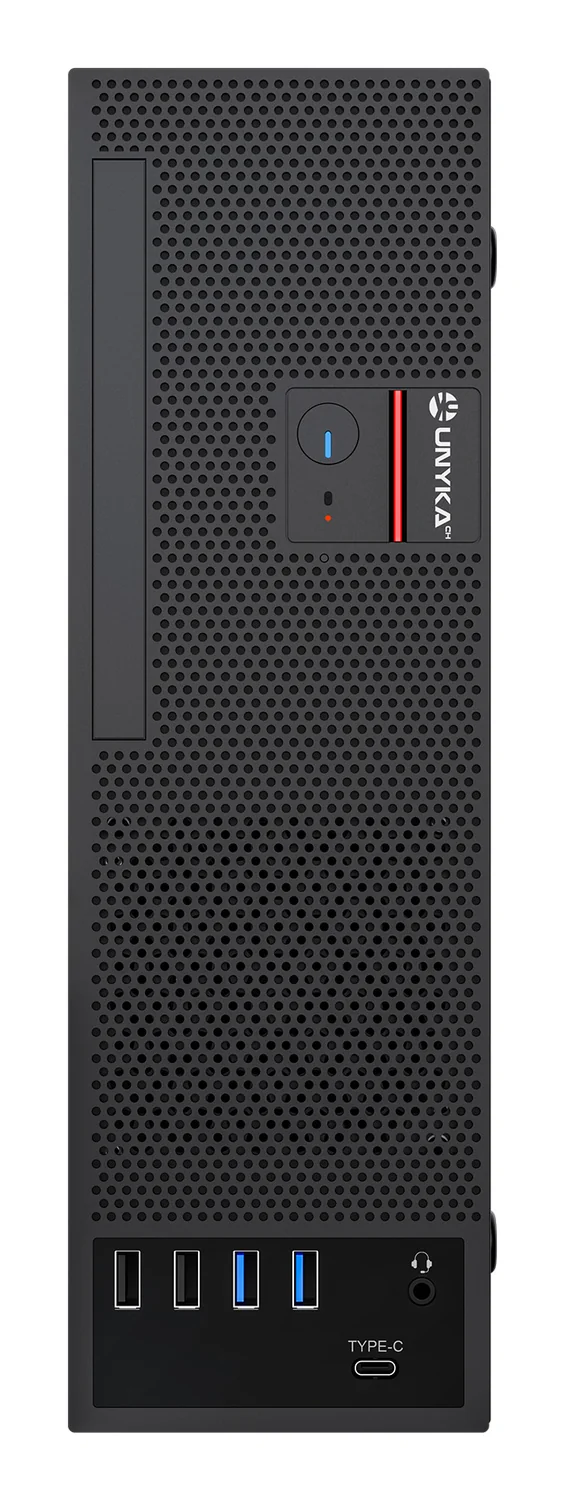 Caixa SFF UNYKAch UK3006 Slim 8L Micro ATX Preto 150W USB-C - Imagem 2