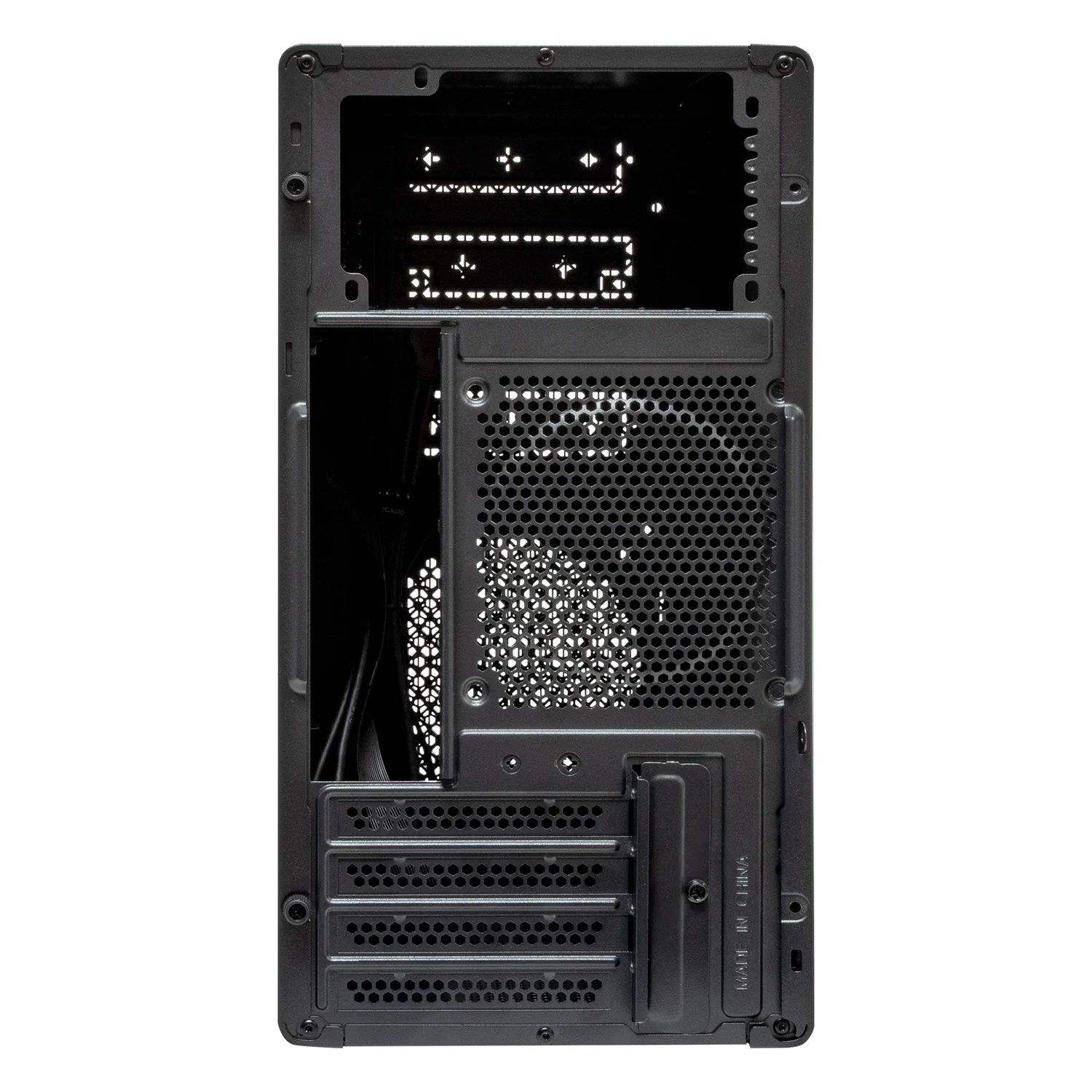Caixa para PC UNYKAch Numen 300 Pro Type C Micro Tower USB 3.2 Preto e Vermelho - Imagem 7