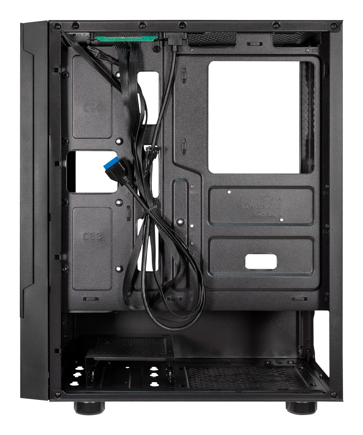 Caixa ATX UNYKAch AERO C35 preta fonte 500W vidro temperado 2x USB 3.0 - Imagem 5
