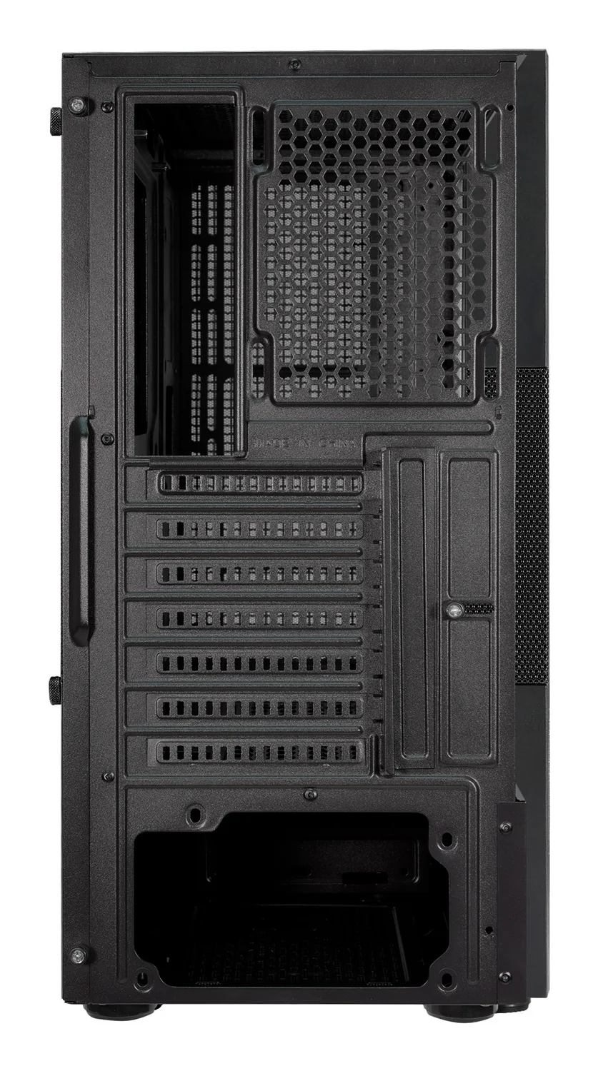Caixa ATX UNYKAch AERO C35 preta fonte 500W vidro temperado 2x USB 3.0 - Imagem 4