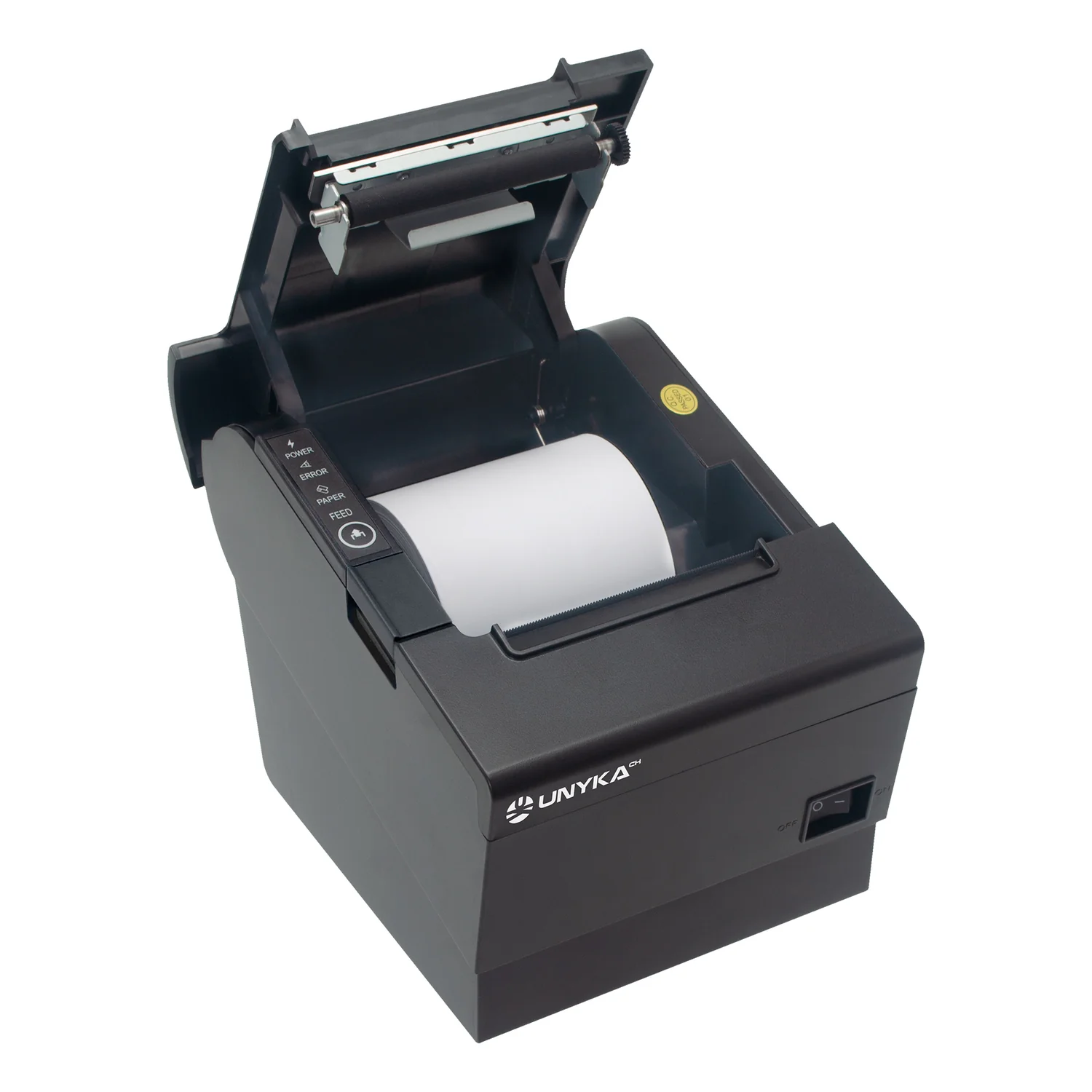 Impressora térmica POS UNYKAch UK56009BT Bluetooth 5.2 USB 80mm com corte - Imagem 2