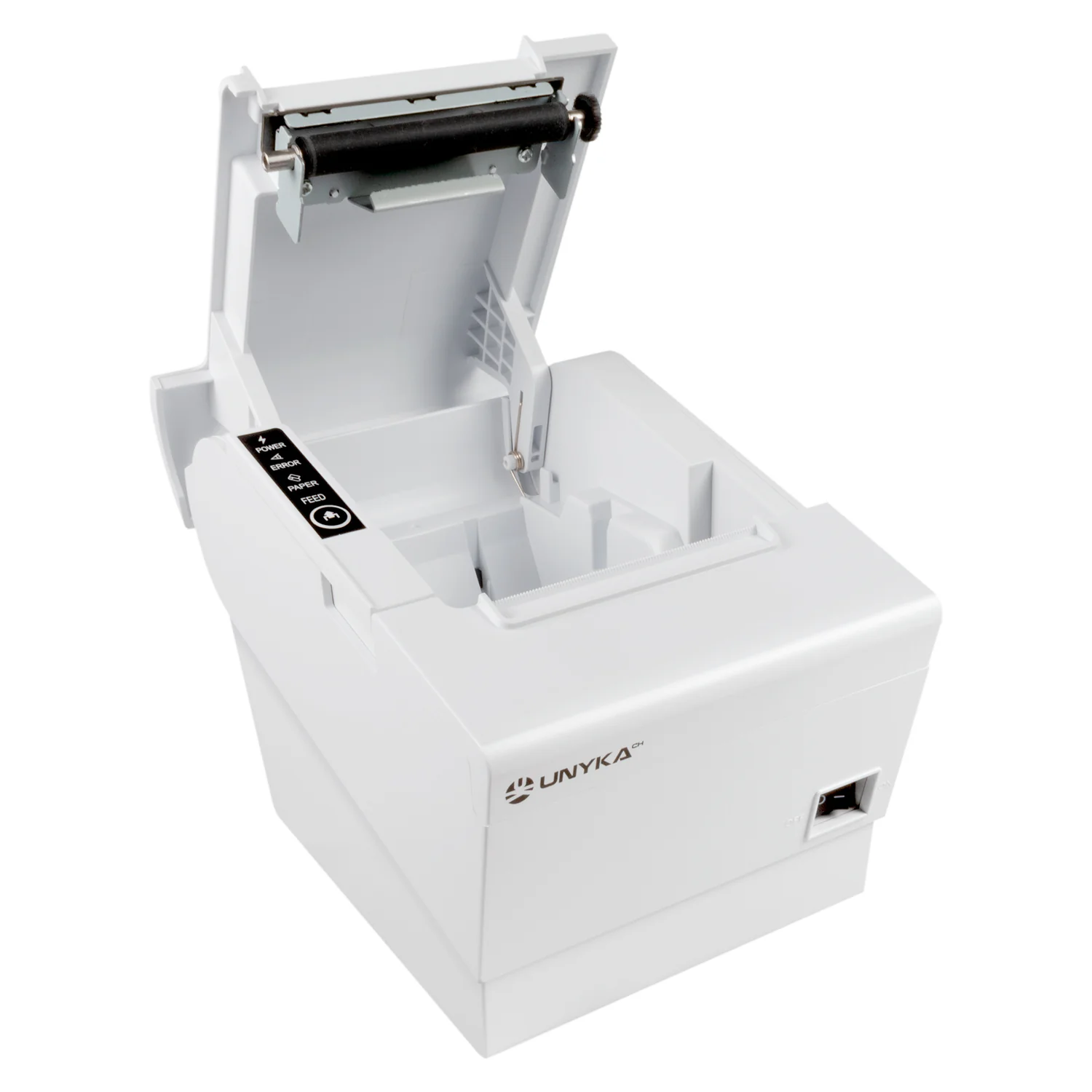 Impressora térmica POS UNYKAch UK56009W 80 mm USB LAN branca - Imagem 2
