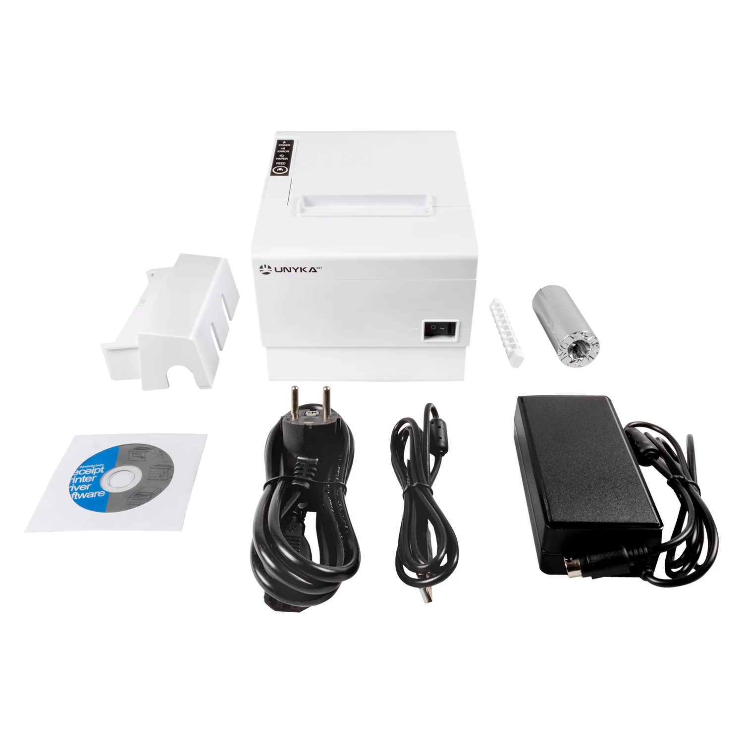 Impressora térmica POS UNYKAch UK56009W 80 mm USB LAN branca - Imagem 6