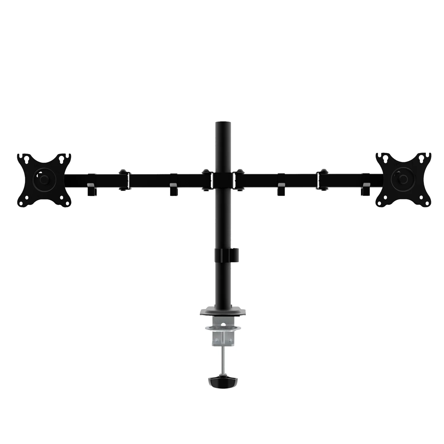 Suporte de Monitor Duplo UNYKAch UK1422 para Ecrãs de 13" a 32" VESA 75/100 até 10kg Preto