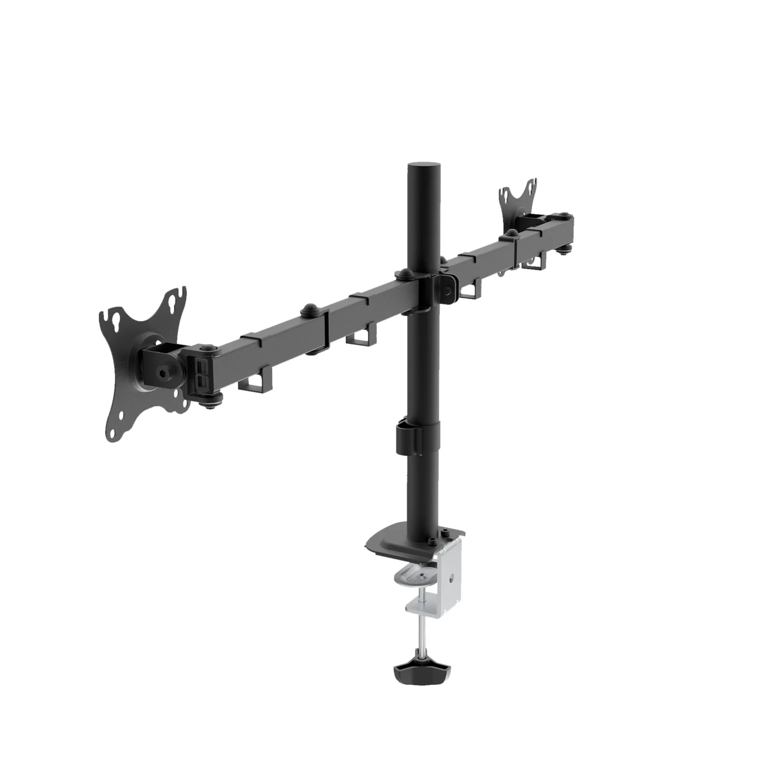 Suporte de Monitor Duplo UNYKAch UK1422 para Ecrãs de 13" a 32" VESA 75/100 até 10kg Preto - Imagem 2