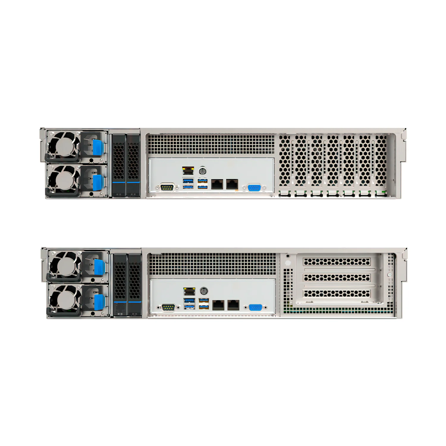 Caixa de servidor UNYKAch HSW4208 G3 Rack 2U com 8 baías Hot Swap e fonte redundante - Imagem 9