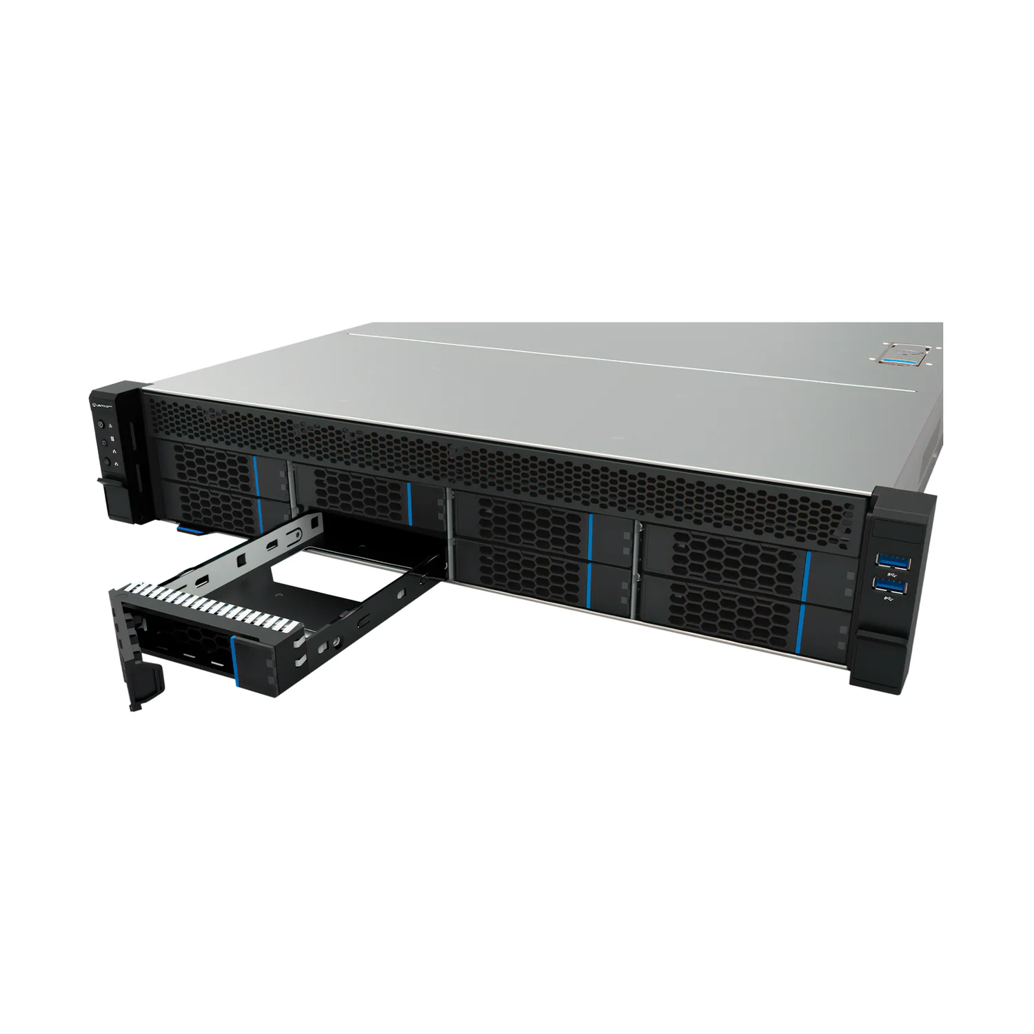 Caixa de servidor UNYKAch HSW4208 G3 Rack 2U com 8 baías Hot Swap e fonte redundante - Imagem 6