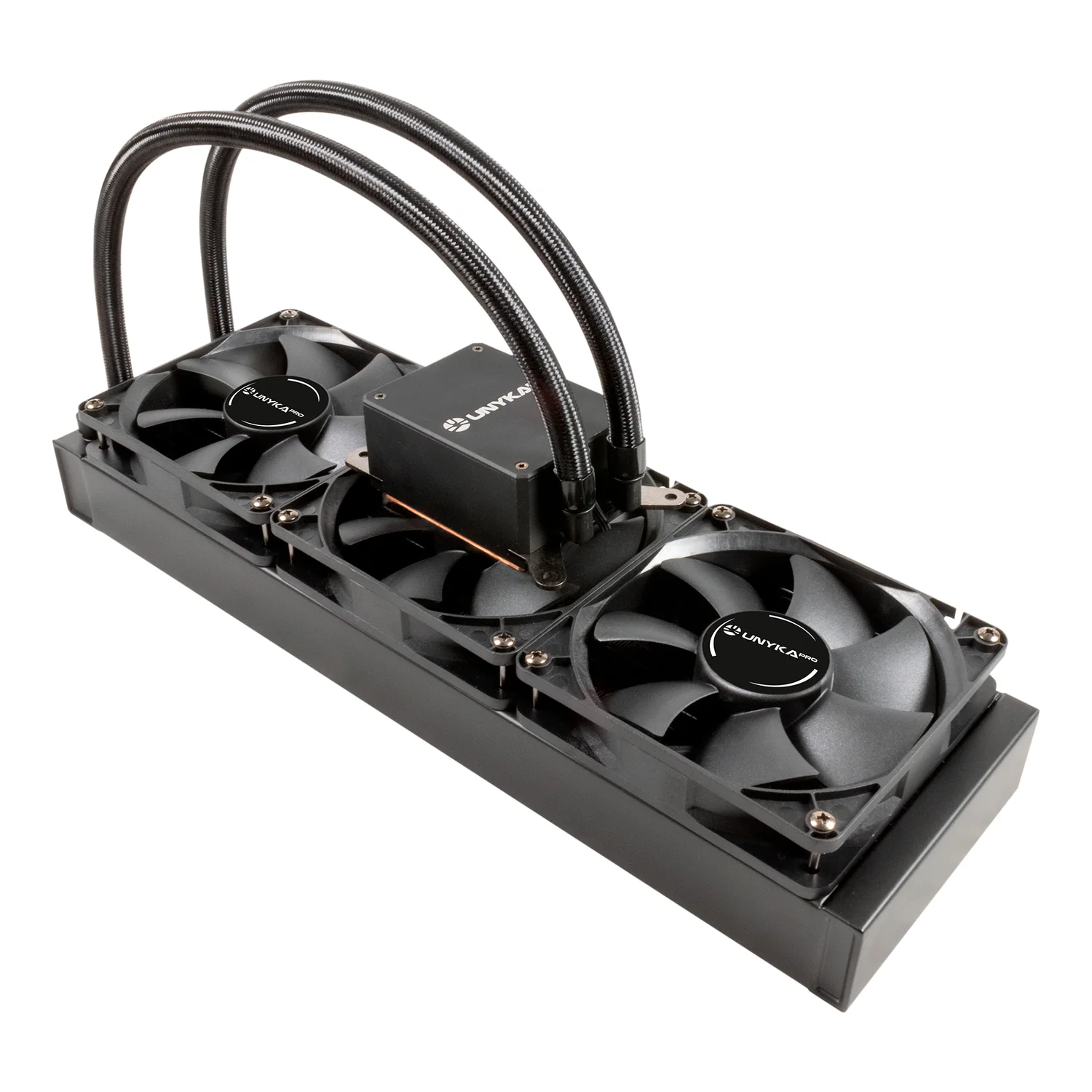 Kit de arrefecimento líquido CPU UNYKAch AquaSphere Pro 360 TRX4 preto - Imagem 9