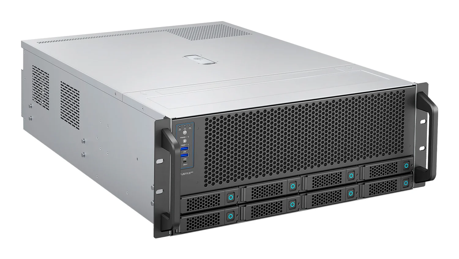 Caixa Rack Servidor UNYKAch HSW4U6508 4U 8 Baías Fundo 665mm