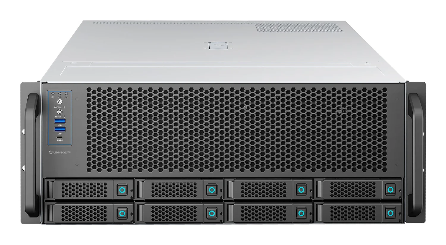 Caixa Rack Servidor UNYKAch HSW4U6508 4U 8 Baías Fundo 665mm - Imagem 2