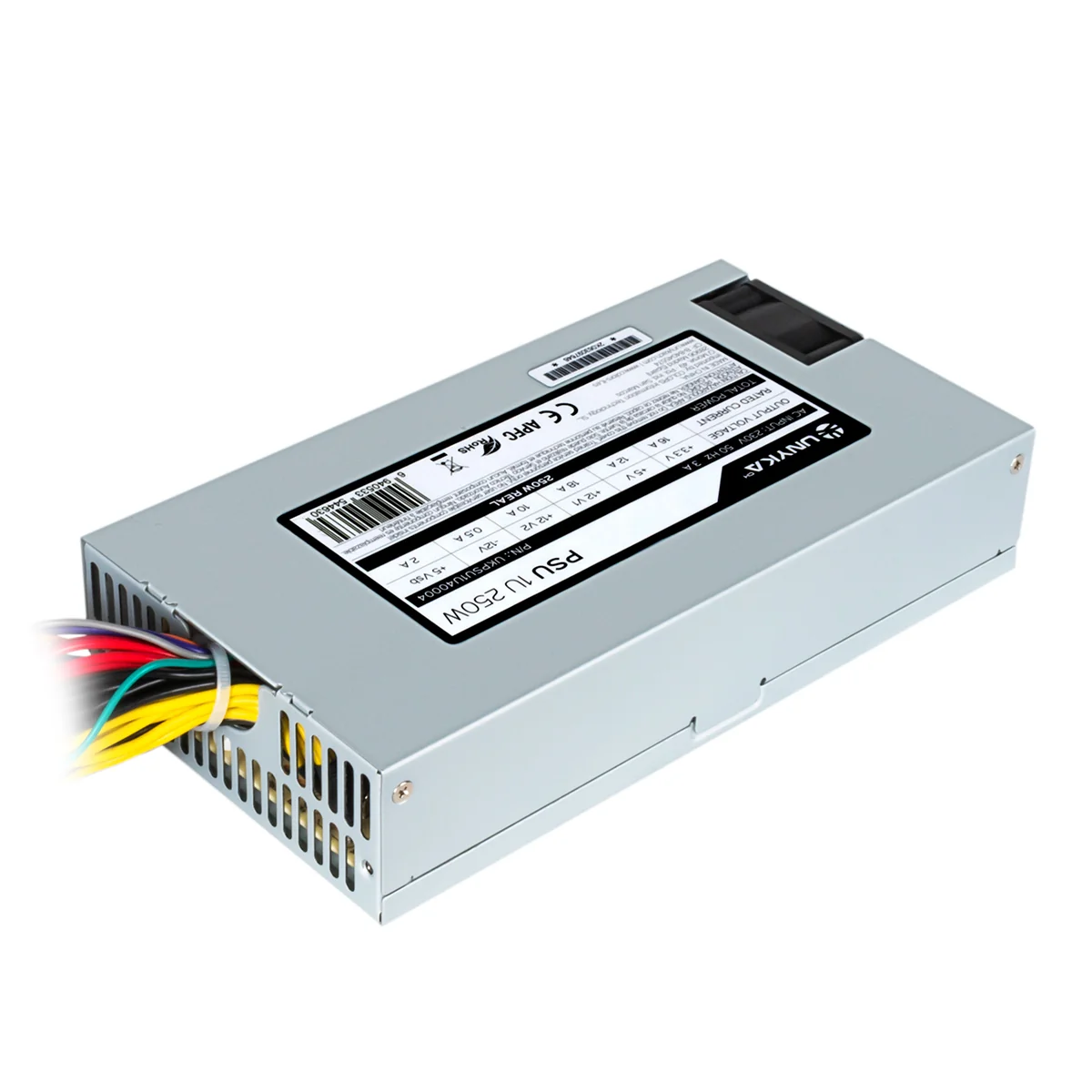 Fonte de alimentação UNYKAch UKPSU1U40004 Flex ATX 250W APFC para rack 1U - Imagem 2