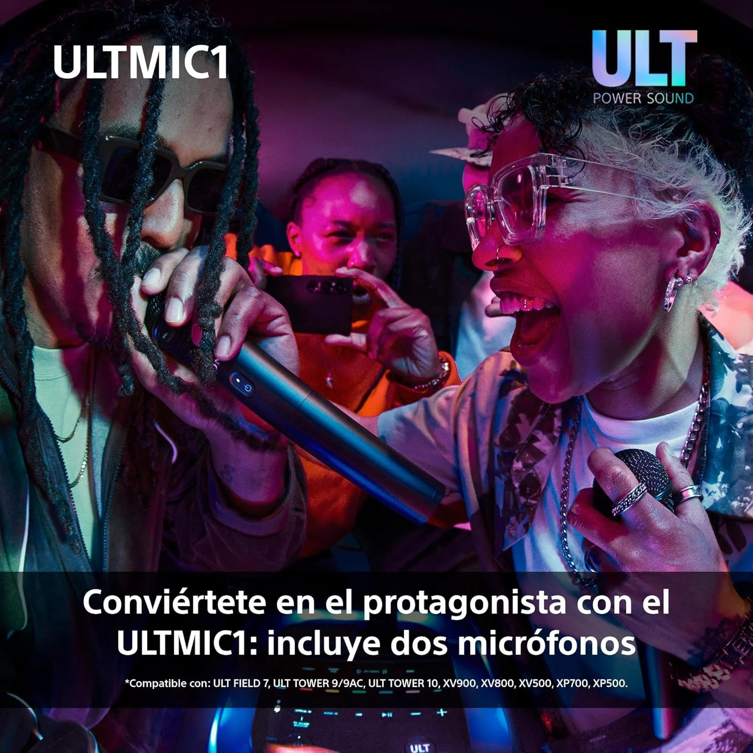 Microfones sem fios Sony UO-ULTMIC1 conjunto duplo com cancelamento de ruído - Imagem 3