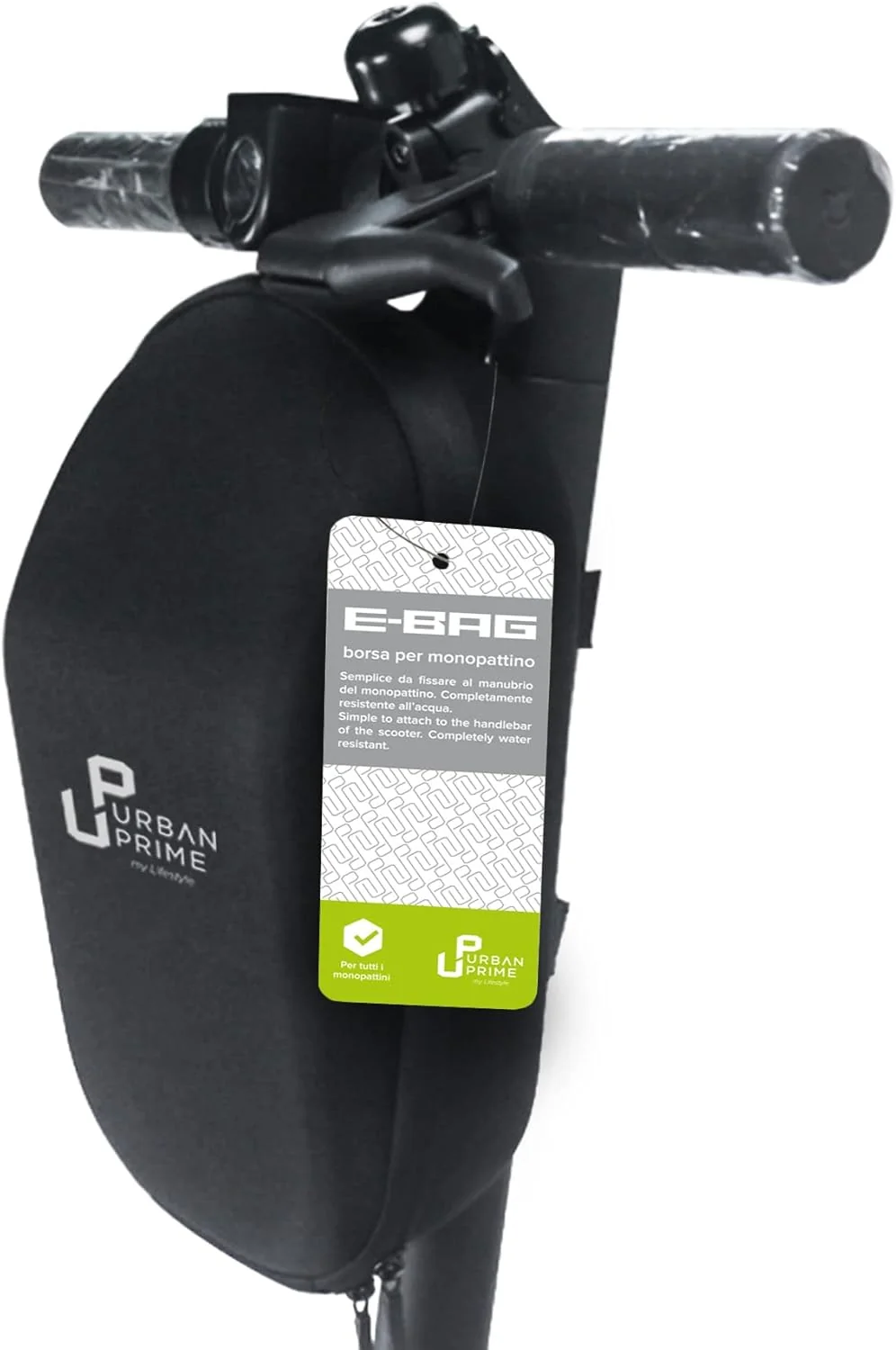Bolsa para Trotinete Elétrica Urban Prime Shell Bag Rígida Preto - Imagem 2