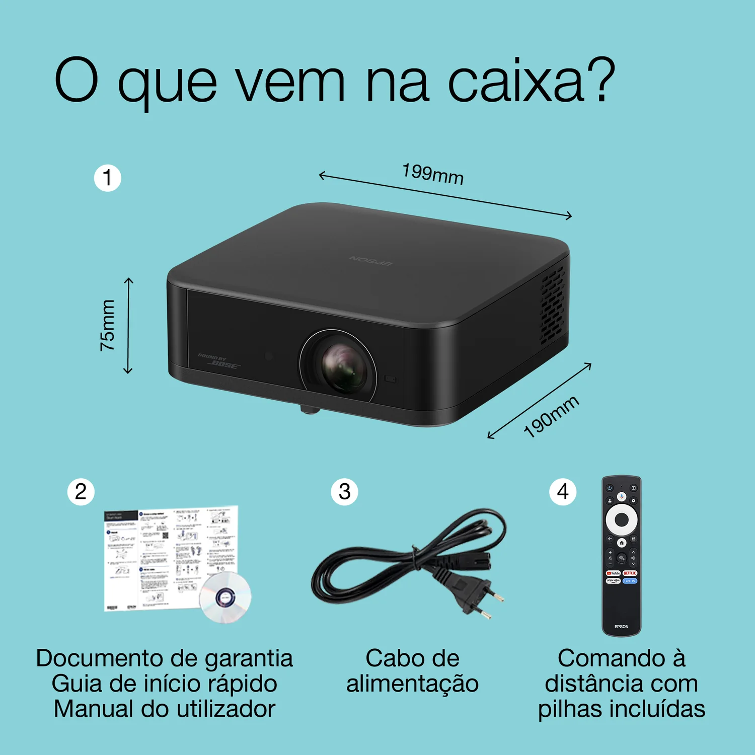 Videoprojetor Portátil Epson Lifestudio Pop Plus EF-62B 4K 3LCD LED Bluetooth - Imagem 7