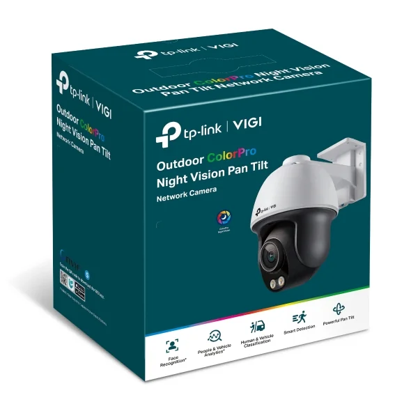 Câmara IP vigilância TP-Link VIGI C540S 4MP ColorPro PTZ exterior IP66 - Imagem 2