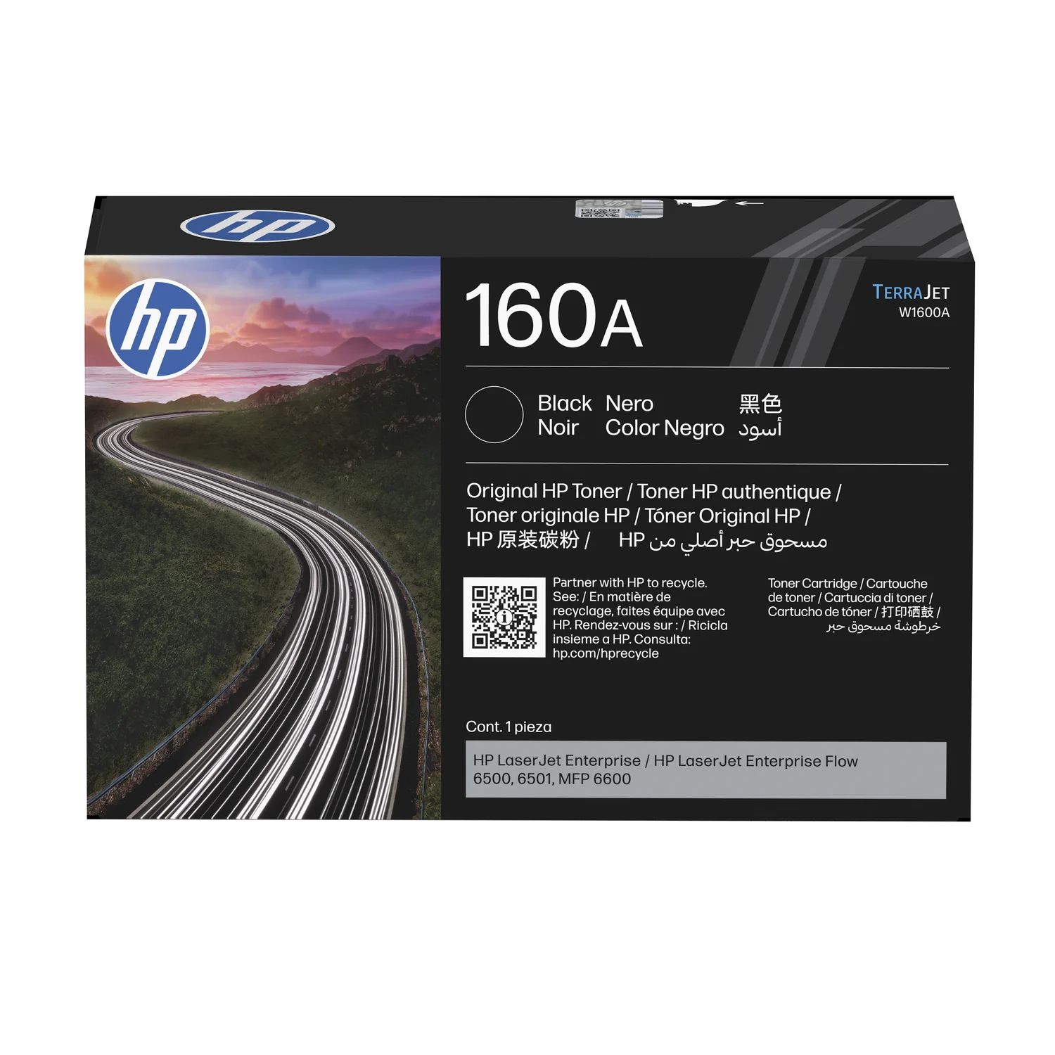 Toner HP 160A Preto Original LaserJet 10.500 Páginas