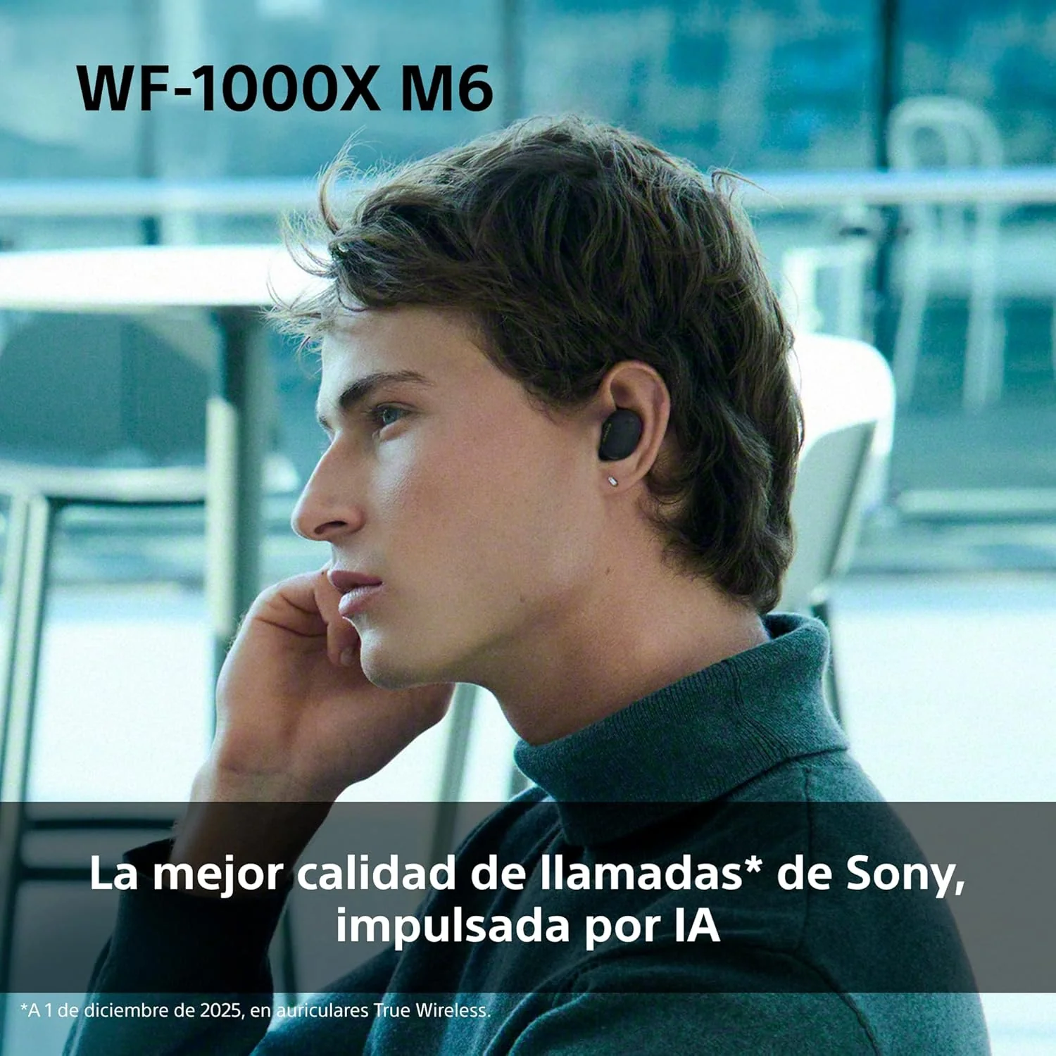 Auriculares Bluetooth True Wireless Sony WF-1000XM6 com Cancelamento de Ruído - Prateado - Imagem 5