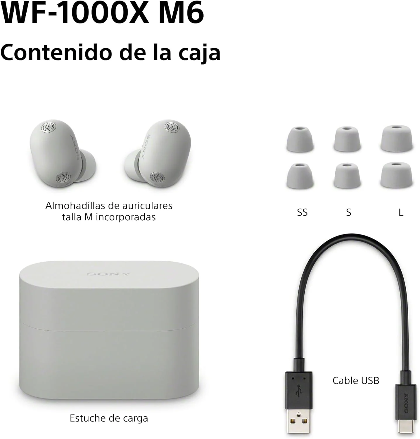 Auriculares Bluetooth True Wireless Sony WF-1000XM6 com Cancelamento de Ruído - Prateado - Imagem 11